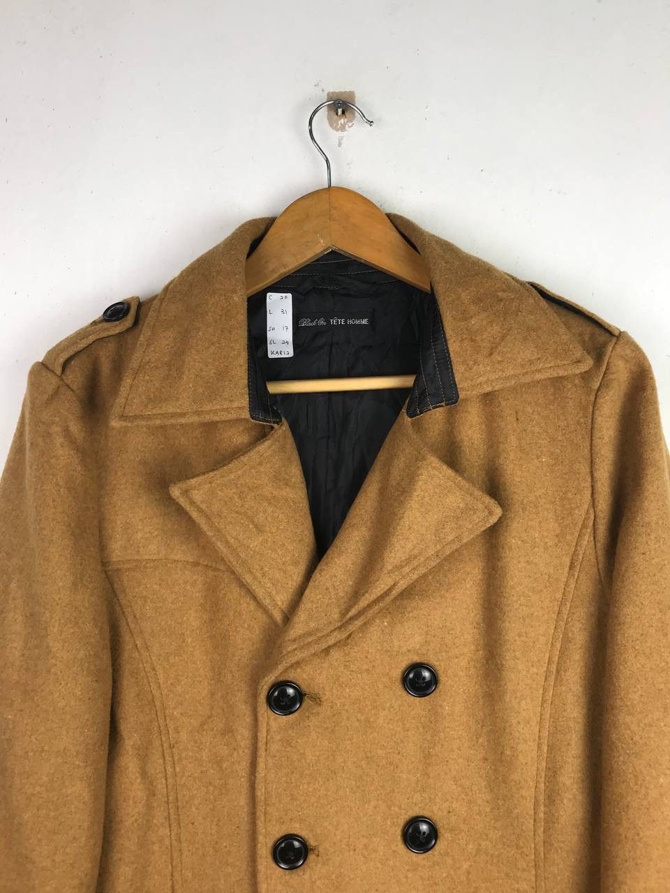 Issey Miyake × Japanese Brand × Tete Homme Vintage Tete Homme Issey Miyake long Jacket Size US M / EU 48-50 / 2 - 3 Thumbnail