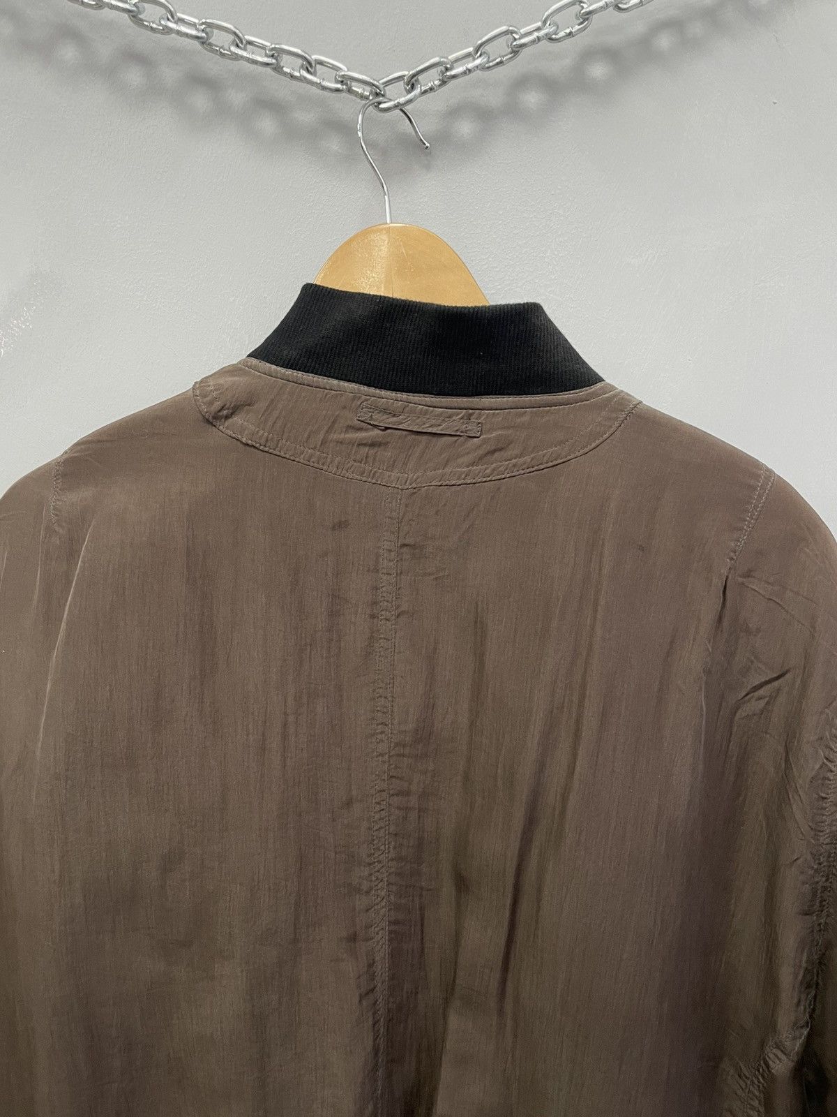 Japanese Brand VINTAGE BOXY MA 1 BOMBER SILK BROWN JAPANESE AVANT-GARDE Size US L / EU 52-54 / 3 - 10 Thumbnail