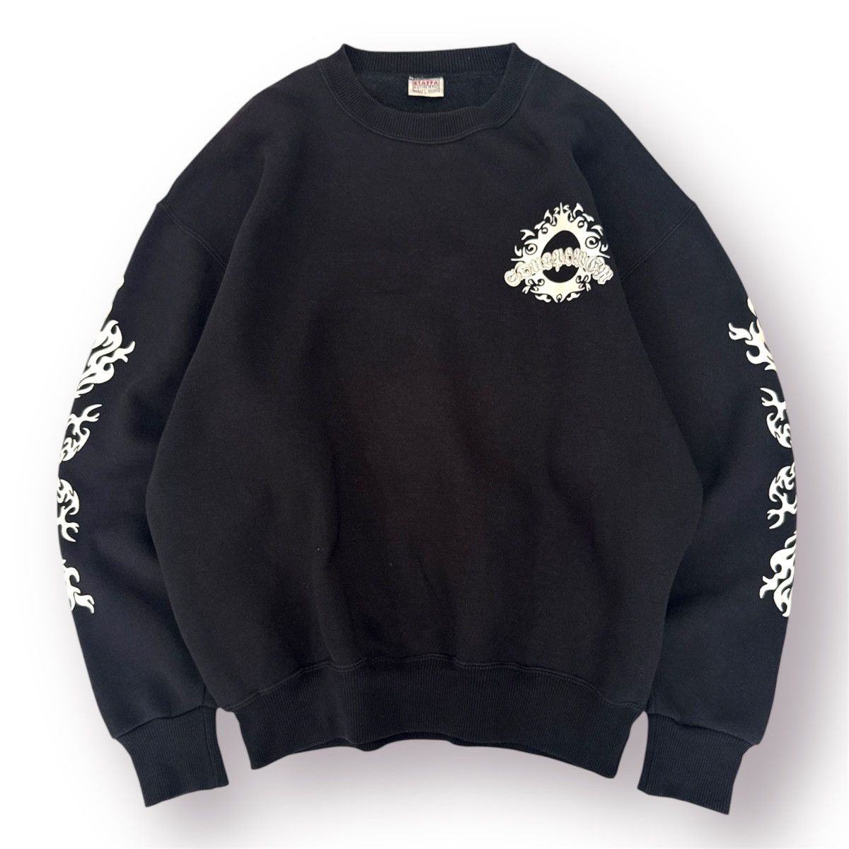 Sun Surf 🔥 STAFFA Japan SOUL POWER Sweatshirt Flame Wings Graphic L Size US L / EU 52-54 / 3 - 2 Thumbnail