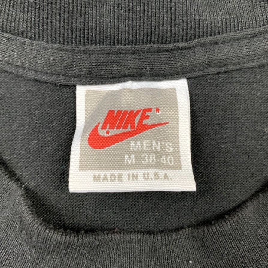 Nike VINTAGE Nike Mens M T Shirt USA Black Graphic 80s Marathon Running Oregon Mens Womens Unisex Tee Shirt Size US M / EU 48-50 / 2 - 5 Thumbnail