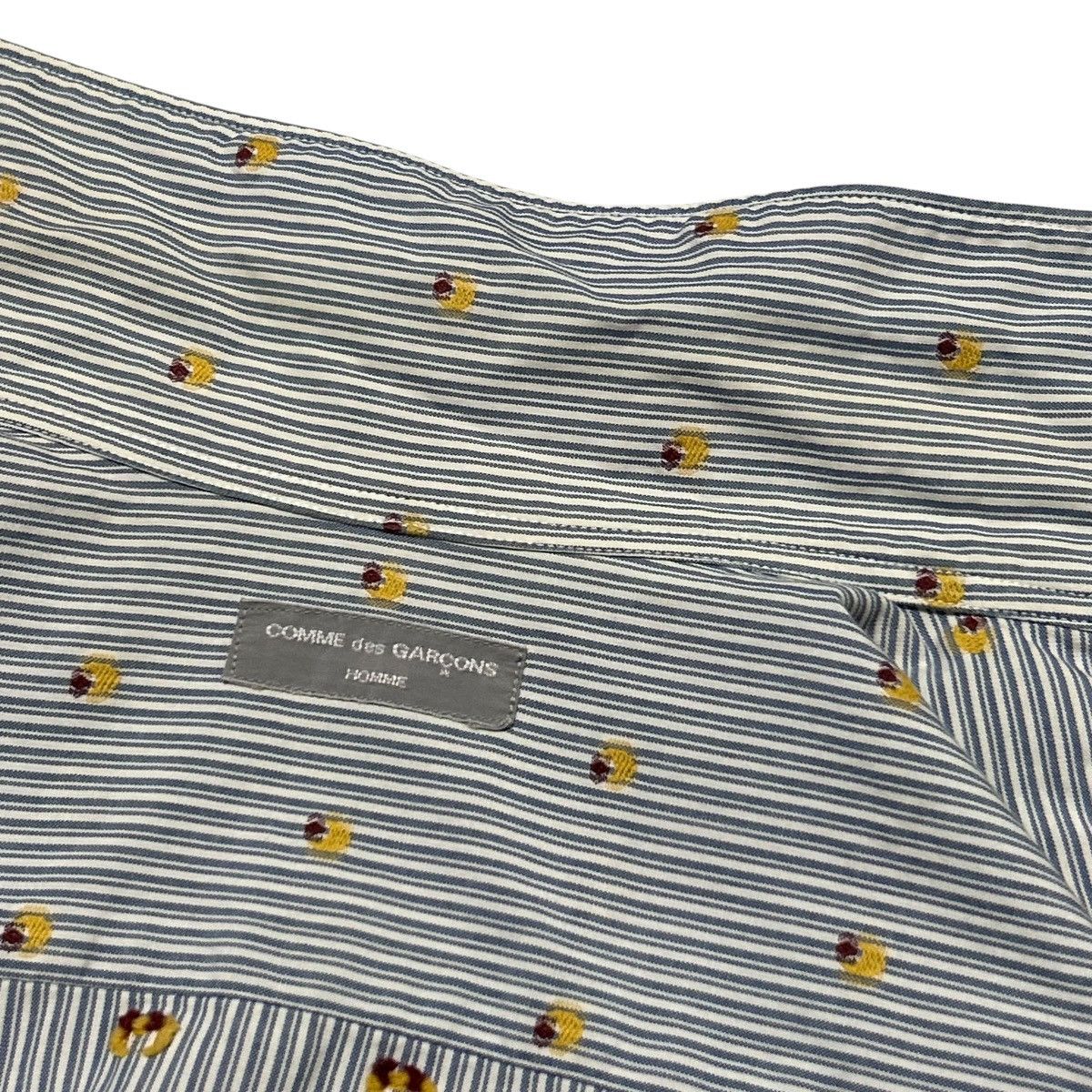 Comme des Garcons 556 01SS 00s Comme Des Garcons Homme shirt jacket men blue Size US S / EU 44-46 / 1 - 10 Thumbnail