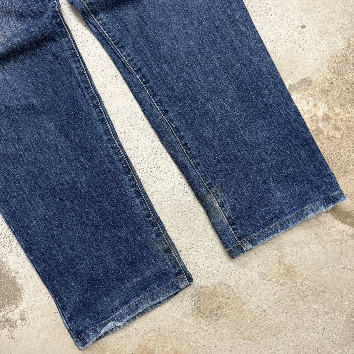 Wrangler Wrangler Patch Repaired YKK 45 Denim Pants Size US 30 / EU 46 - 5 Thumbnail