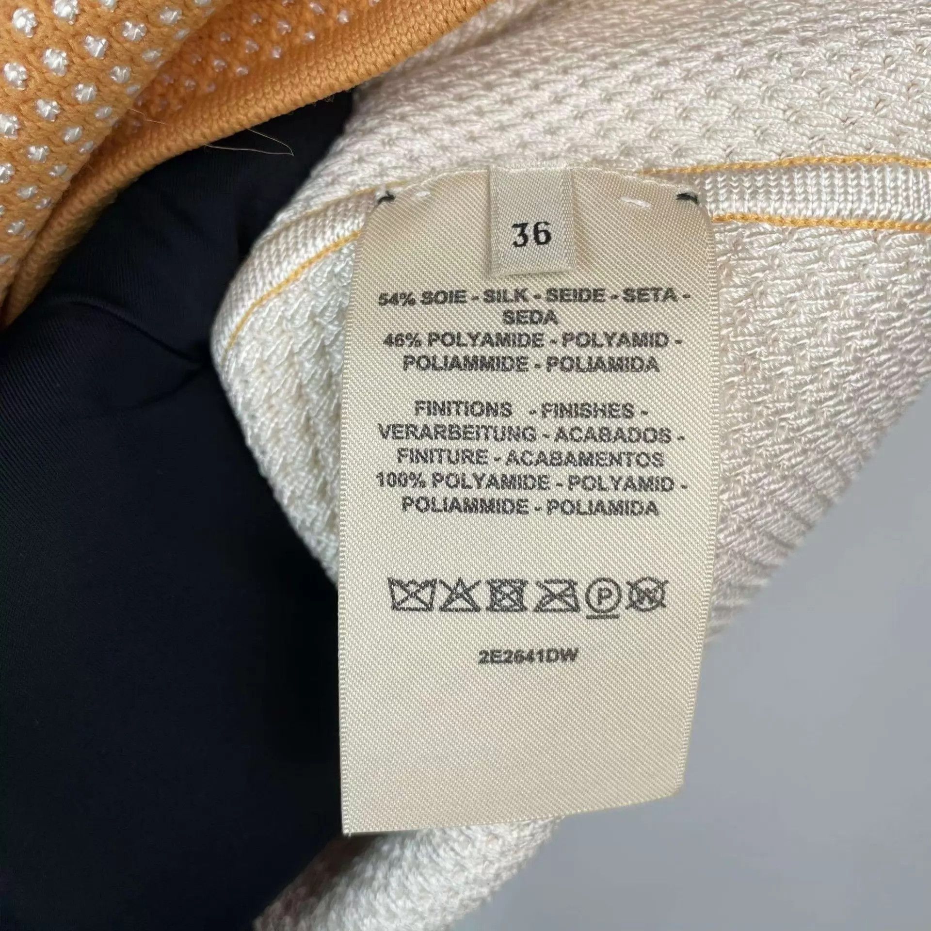Hermes Hermes Knit Mini Skirt Suit Yellow 36 Size XS / US 0-2 / IT 36-38 - 8 Thumbnail