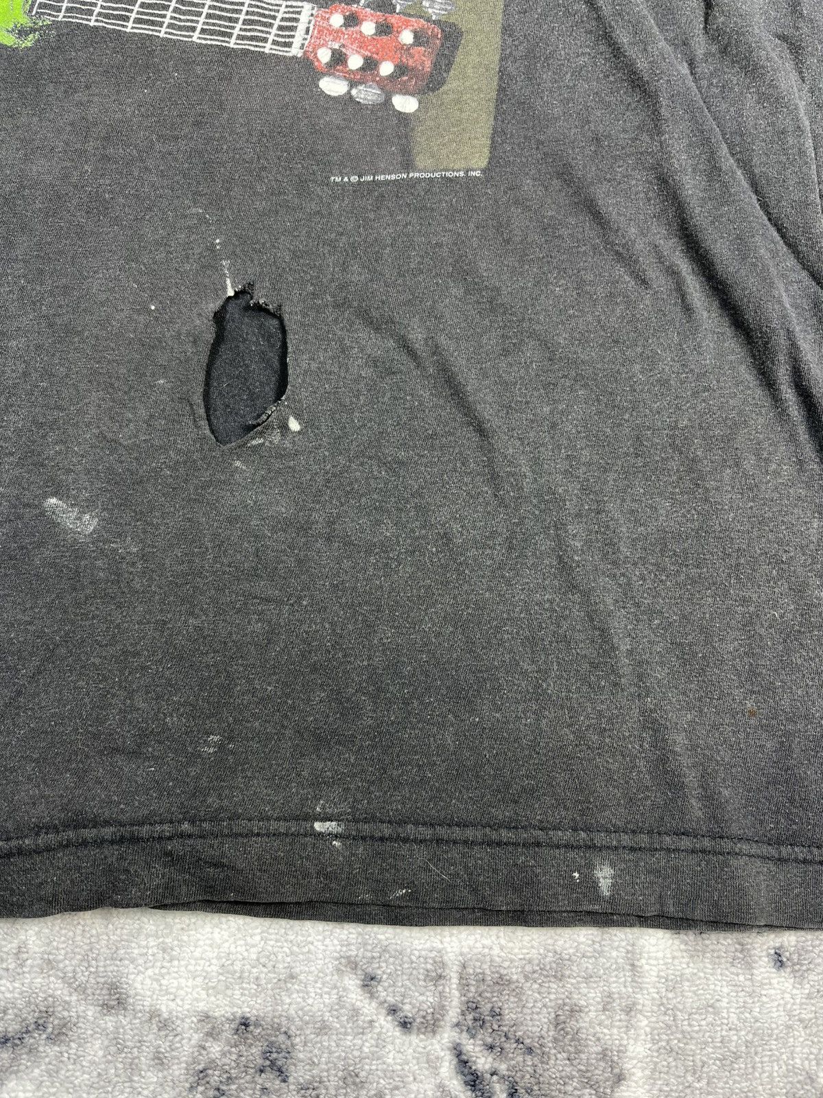 Band Tees Kermit The Frog Unplugged Tee Distressed Faded Black XXL Size US XXL / EU 58 / 5 - 8 Thumbnail