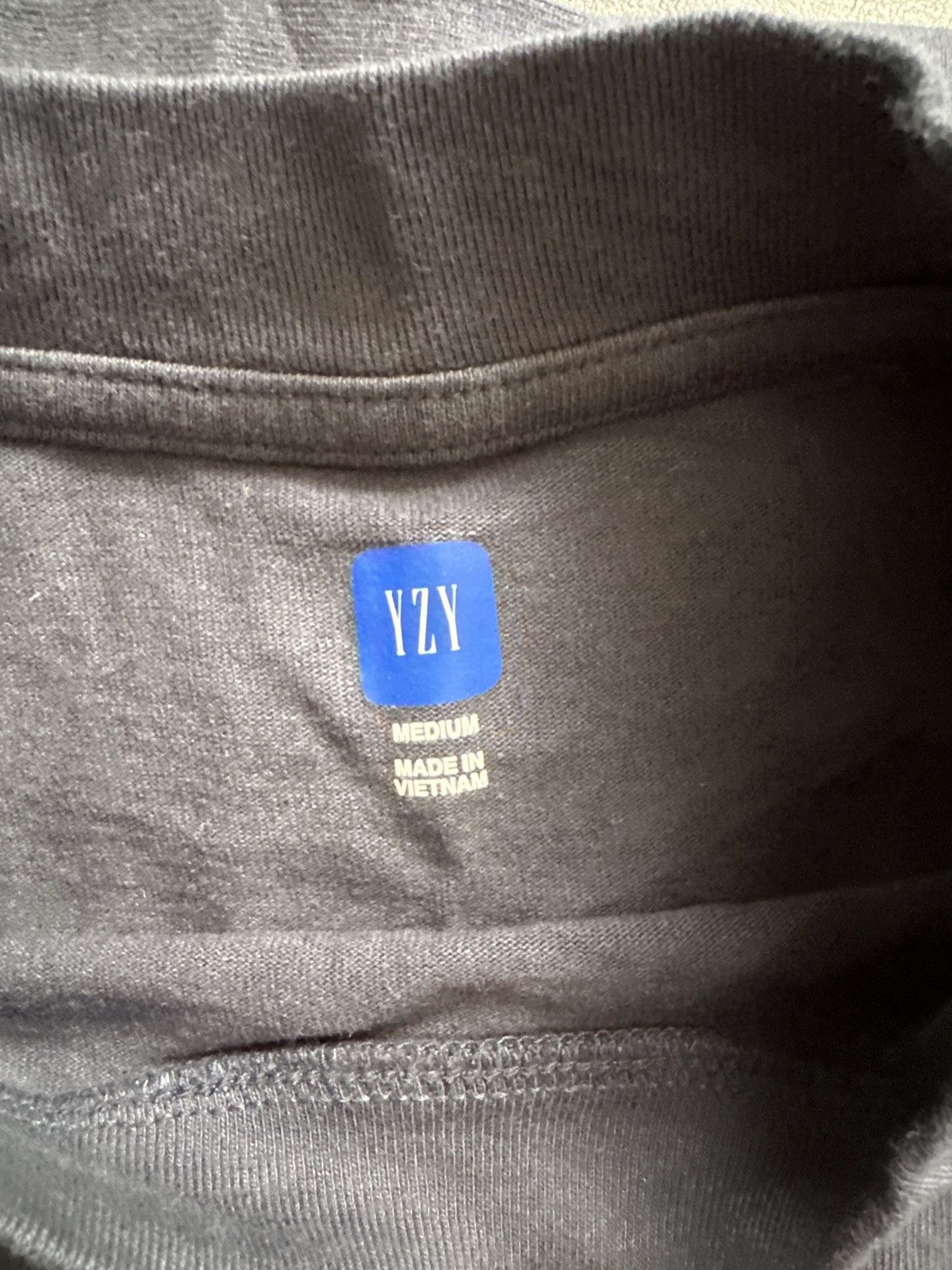 Balenciaga × Gap × Kanye West Yeezy Gap Long Sleeve T-Shirt Navy Blue (SIZE MEDIUM) Size US M / EU 48-50 / 2 - 5 Thumbnail