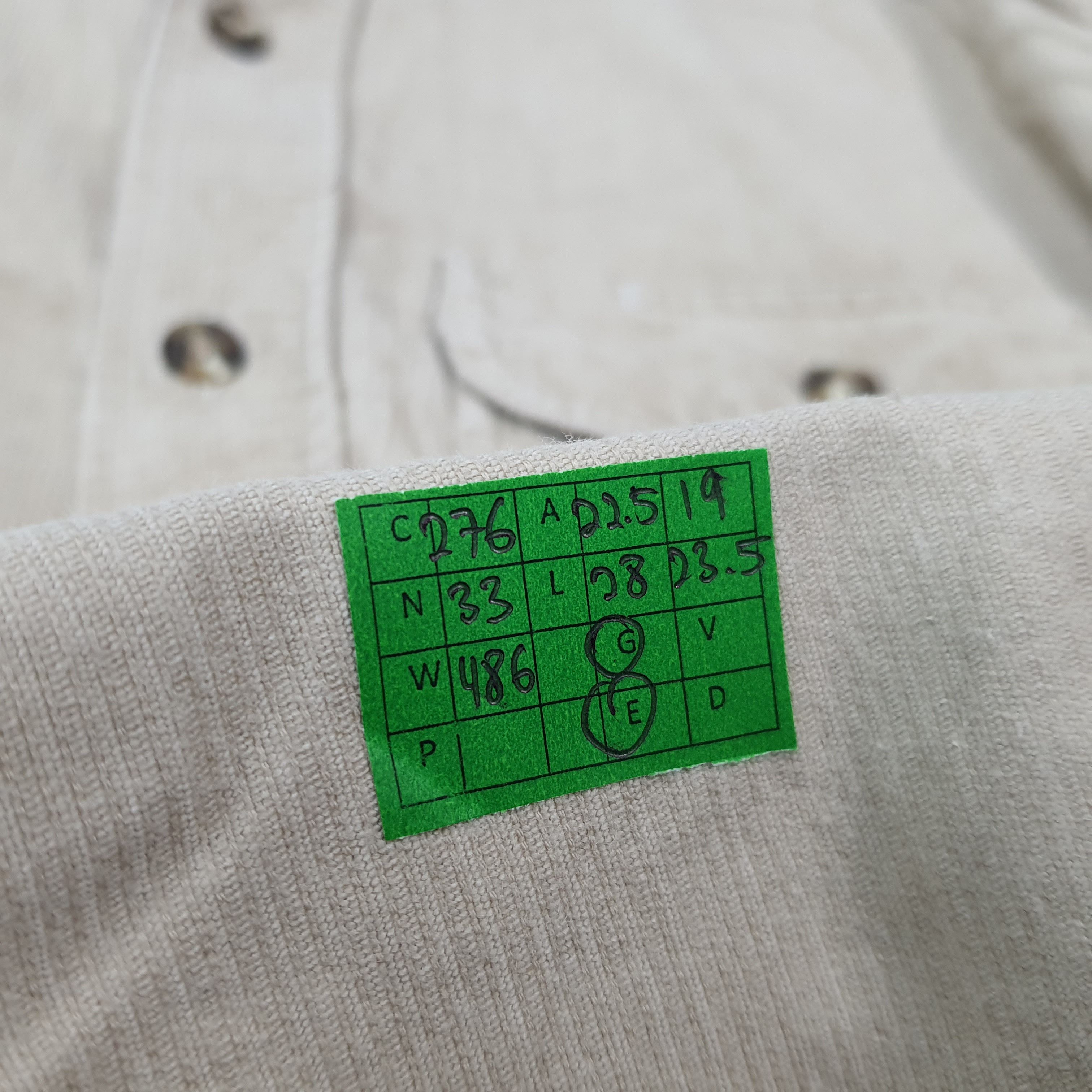 Sugar Cane Vintage Sugar Cane Japan Corduroy Button Up Shirt C27633 Size US M / EU 48-50 / 2 - 6 Thumbnail