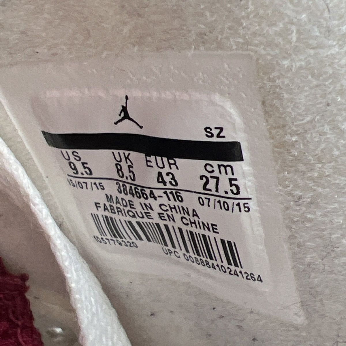 Jordan Brand Air Jordan 6 maroon Size US 9.5 / EU 42-43 - 9 Thumbnail