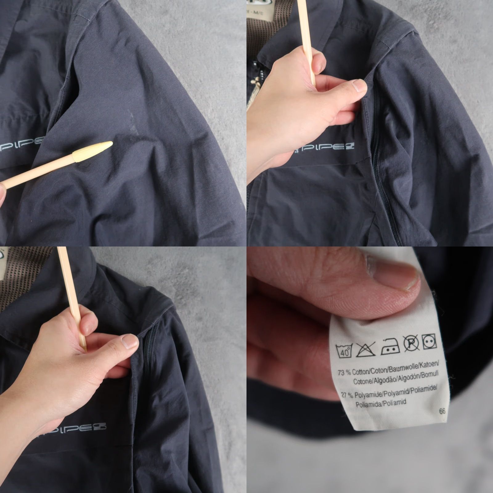 Lee Vintage Lee Jacket 2 in 1 Vest Women M Blue 90s Casual Jacket with Pockets Ladies Medium Size M / US 6-8 / IT 42-44 - 9 Thumbnail