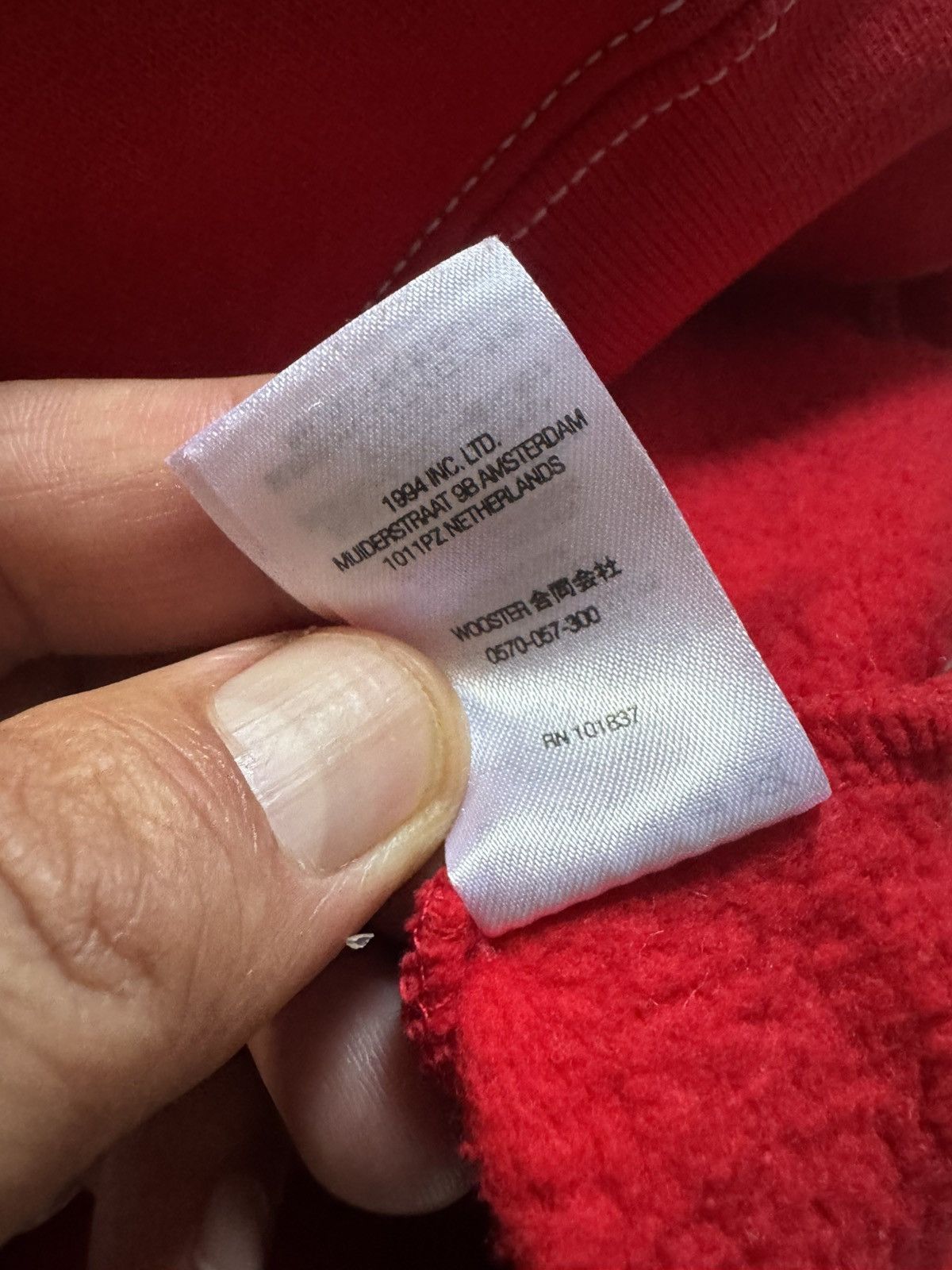 Supreme × Timberland SUPREME x TIMBERLAND hoodie sizes in photos by tape measure Size US L / EU 52-54 / 3 - 15 Thumbnail