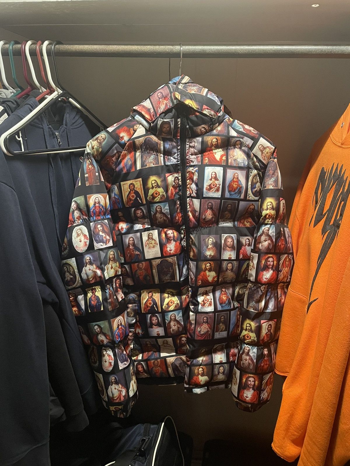 Section 8 Rare Section 8 Jesus Puffer jacket Size US L / EU 52-54 / 3 - 1 Thumbnail
