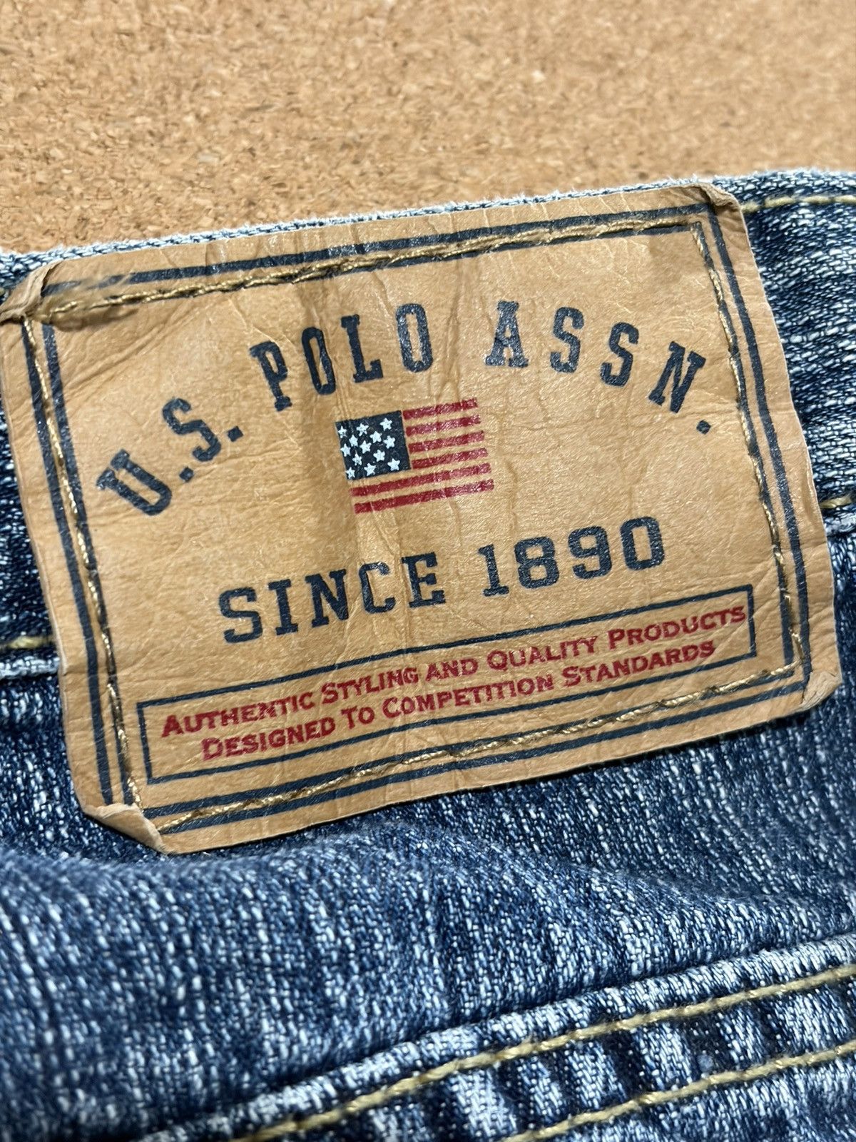 U.S. Polo Assn. U.S. Polo Assn Jeans Mens 36x30 (35x30) Medium Wash Straight Size US 36 / EU 52 - 6 Thumbnail