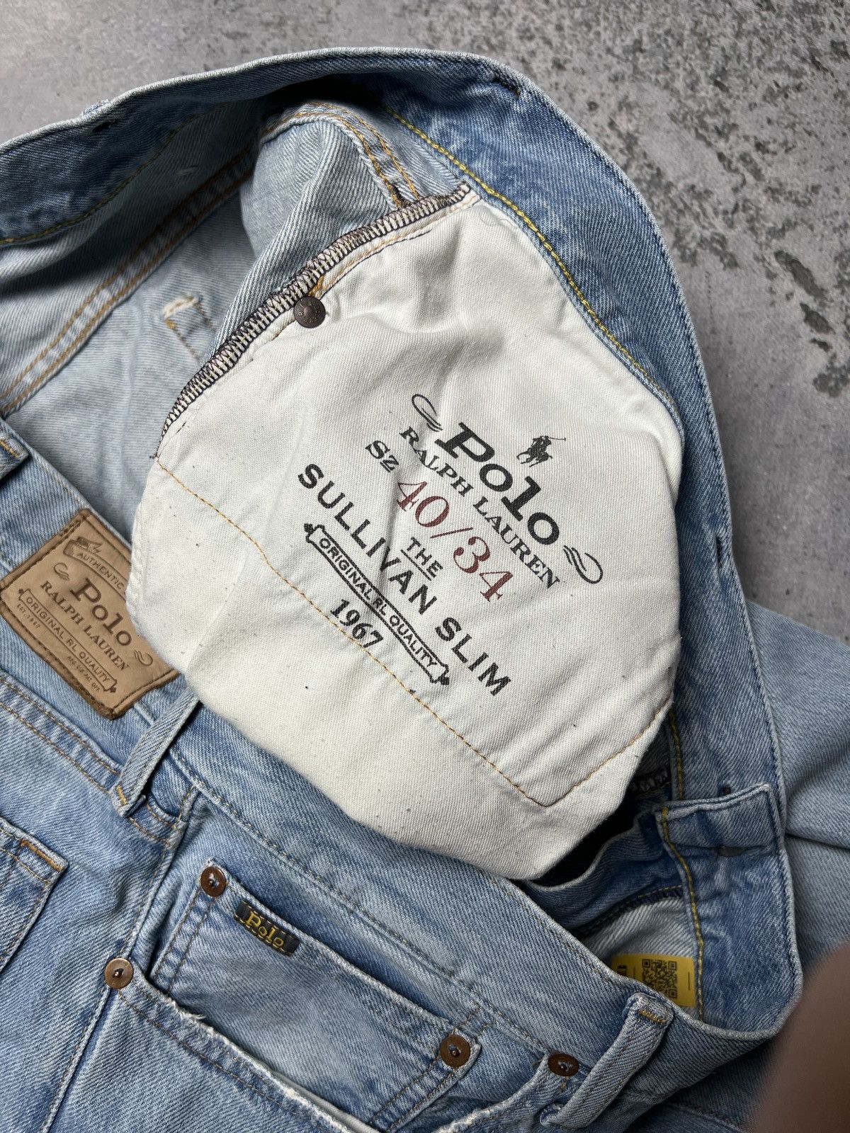 Polo Ralph Lauren Luxury Polo Ralph Lauren Sullivan Slim Jeans PRL Logo y2k Size US 40 / EU 56 - 12 Thumbnail