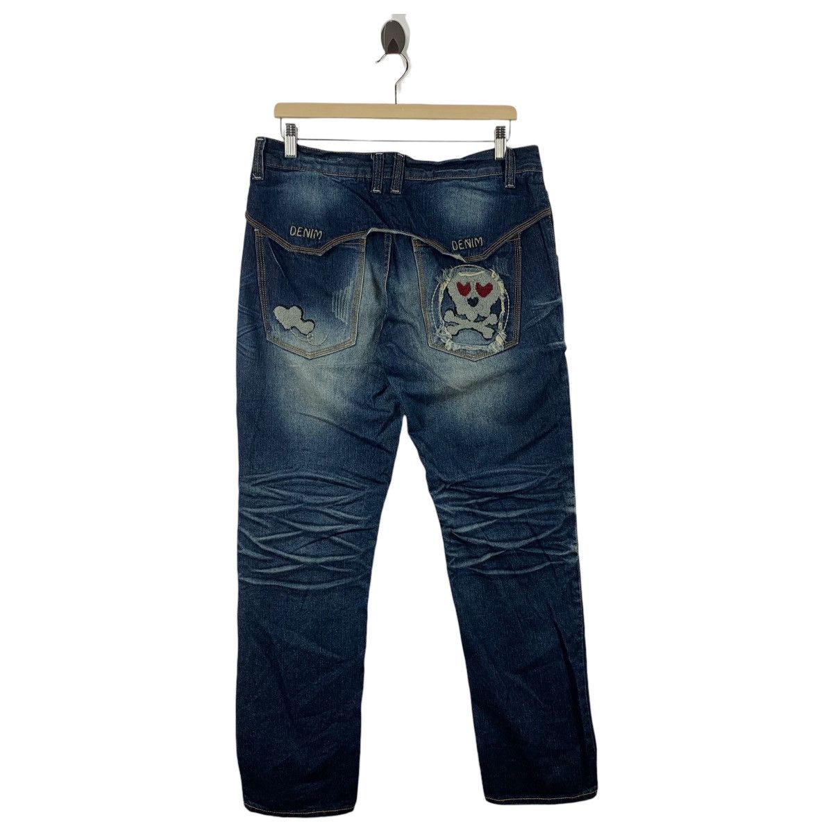 Designer × Japanese Brand JEANS WEAR japanesebrand blue jeans pants Size US 34 / EU 50 - 3 Thumbnail