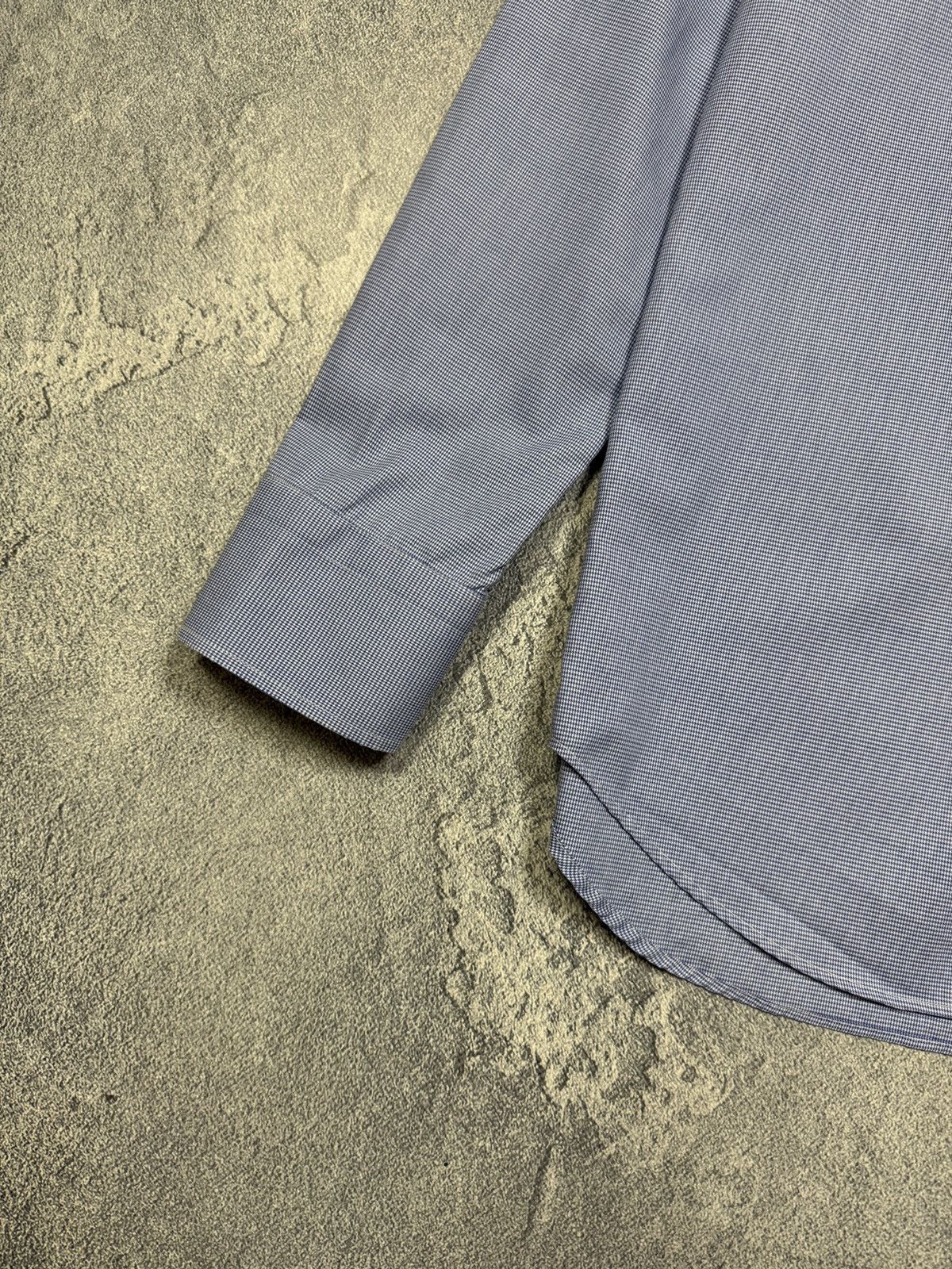 Canali Canali Shirt Men Size L Check Long Sleeve Button Up Blue Size US L / EU 52-54 / 3 - 3 Thumbnail