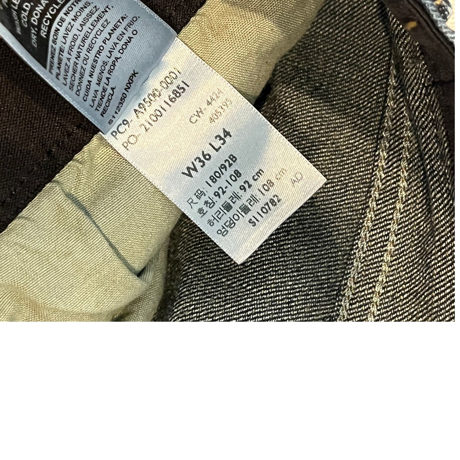 Levi's Levi Action Flex Signature Straight Fit Jeans 34x30 Size US 36 / EU 52 - 5 Thumbnail