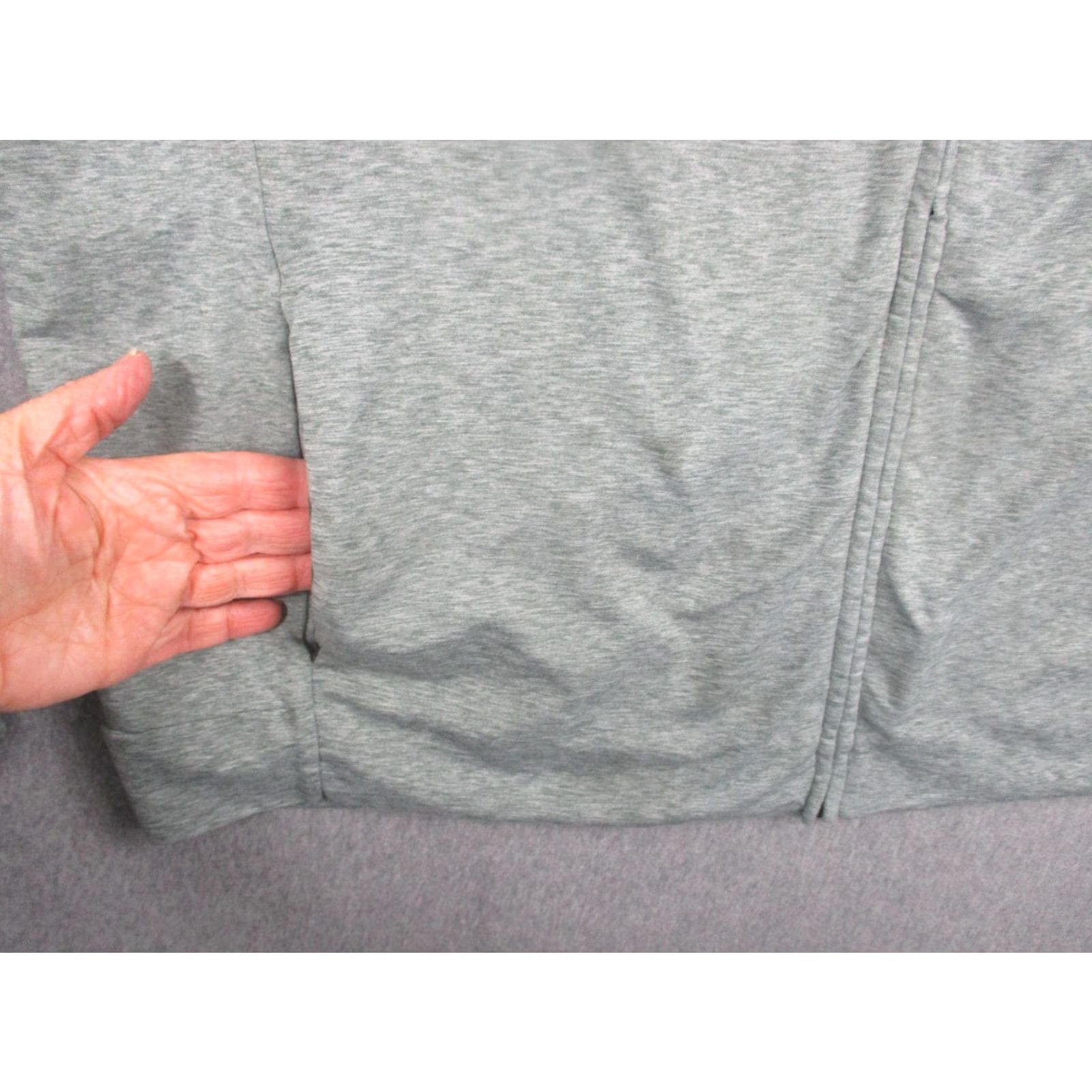Nike Nike Dri-FIT Hoodie Mens XL Gray Full Zip Sweatshirt Athletic Running BQ2864-344 Size US XL / EU 56 / 4 - 4 Thumbnail