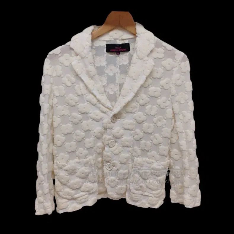 Comme des Garcons Comme Des Garcons Flocked flower jacket Size M / US 6-8 / IT 42-44 - 1 Thumbnail
