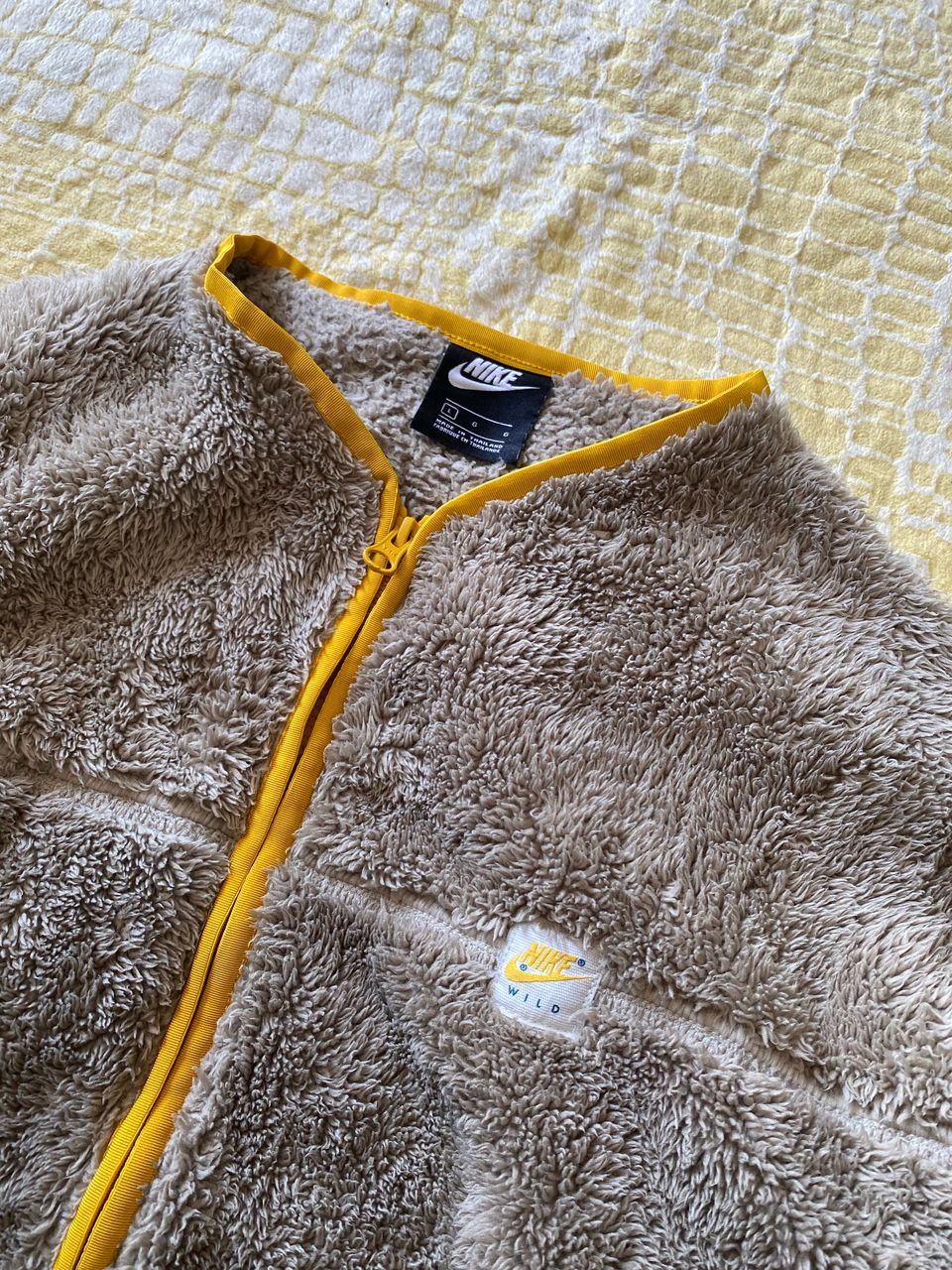 Nike Nike Wild Fluffy Sherpa Fleece Jacket Size L / US 10 / IT 46 - 6 Thumbnail