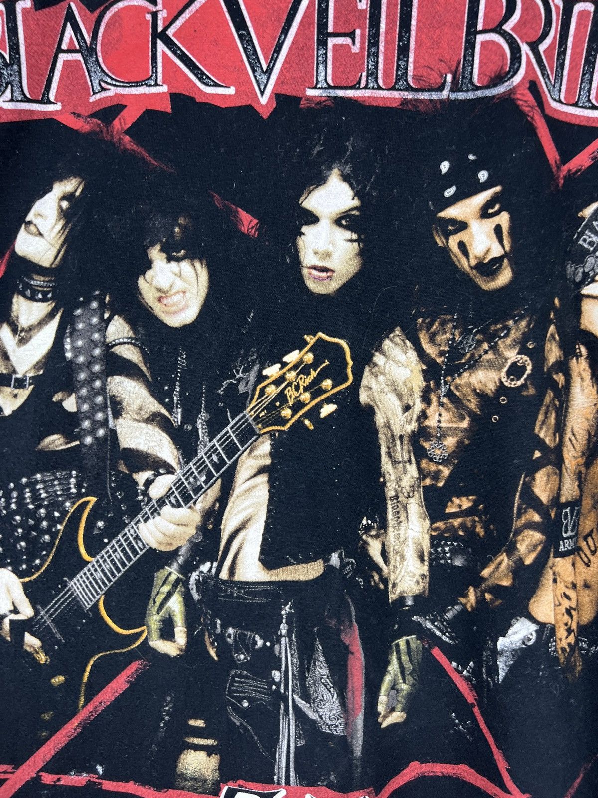 Band Tees × Vintage Vintage Black Veilbrides licensed tee y2k goth y2k style Size US L / EU 52-54 / 3 - 2 Thumbnail