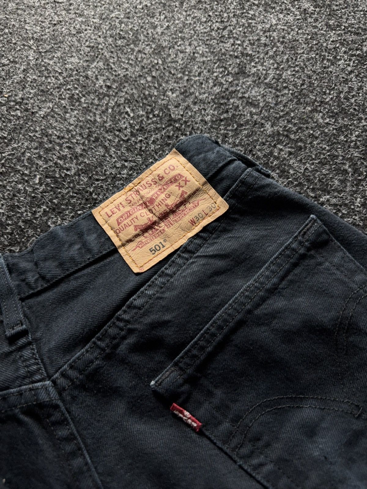 Levi's Vintage Levi’s 501 Black Jeans W30 L32 Made in Mexico Size US 30 / EU 46 - 14 Thumbnail