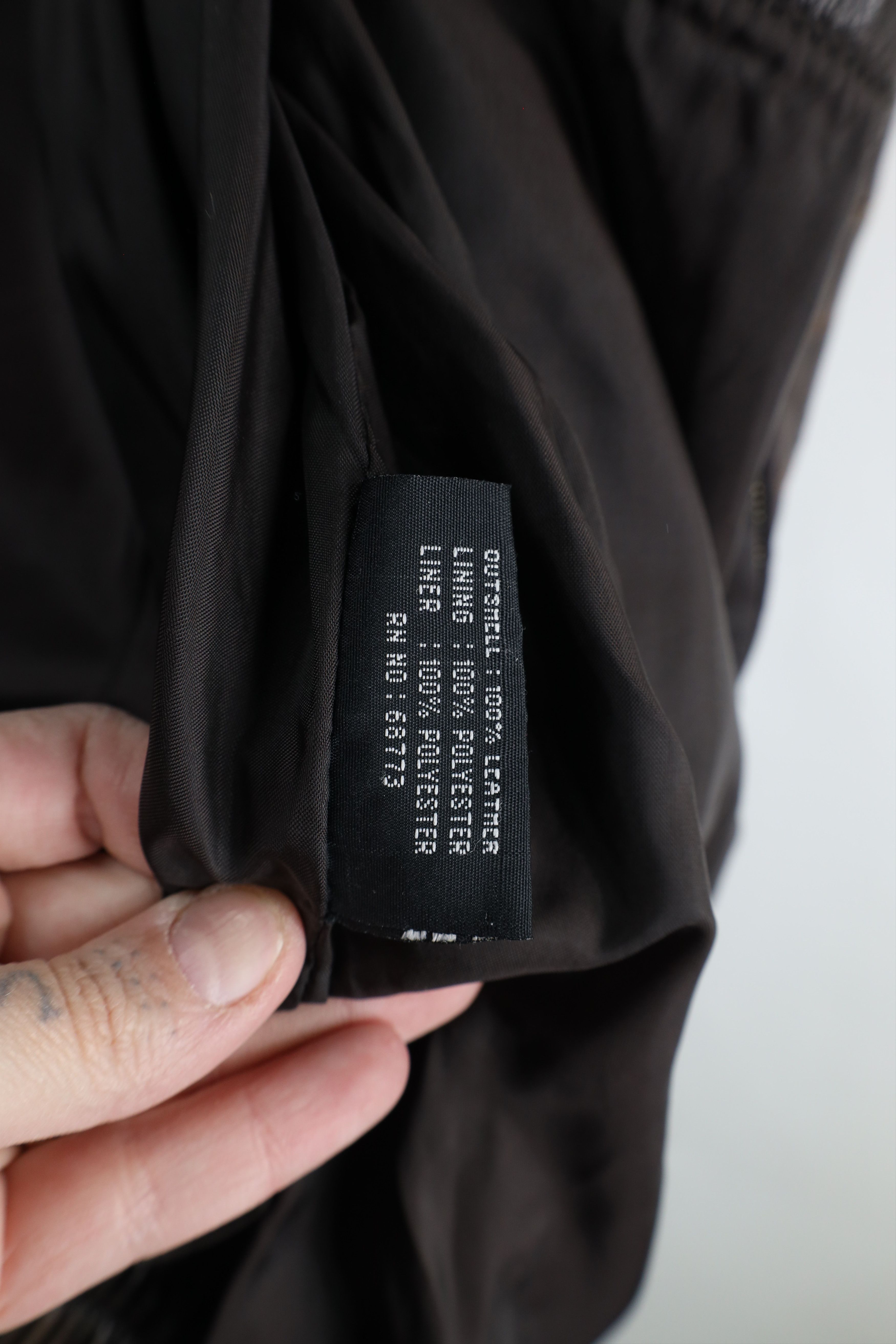 Vintage Vintage 90s Streetwear Leather Flight Bomber Jacket Brown Size US L / EU 52-54 / 3 - 12 Thumbnail