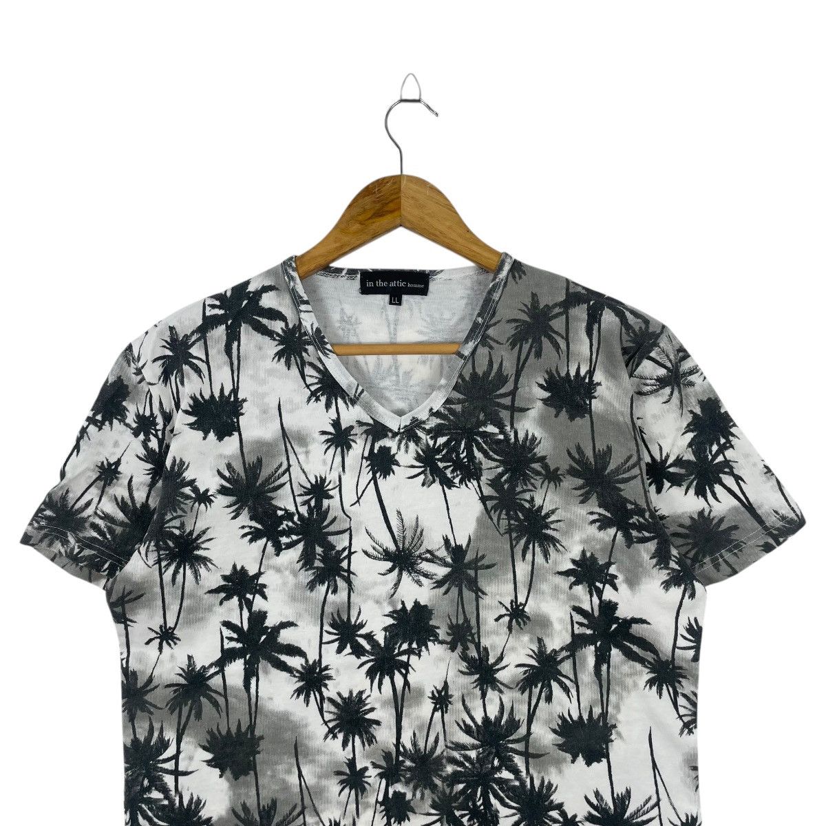 In The Attic × Japanese Brand IN THE ATTIC Homme Japan Vneck Shirt Size US L / EU 52-54 / 3 - 2 Thumbnail