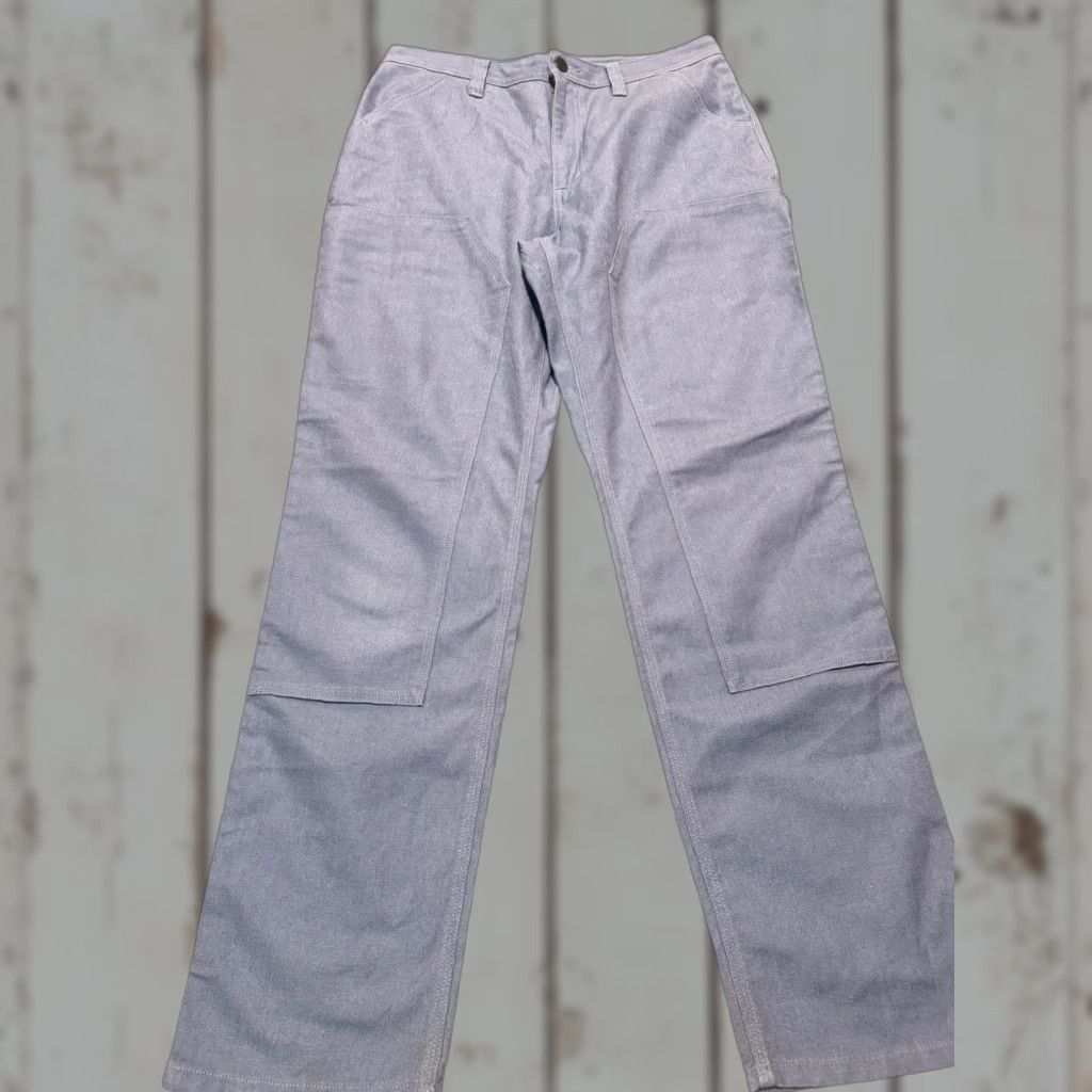 Patagonia Patagonia Hemp Canvas Pants Women Blue 12 Slim All Seasons Double Knee Carpenter Size 34" / US 12 / IT 48 - 1 Thumbnail