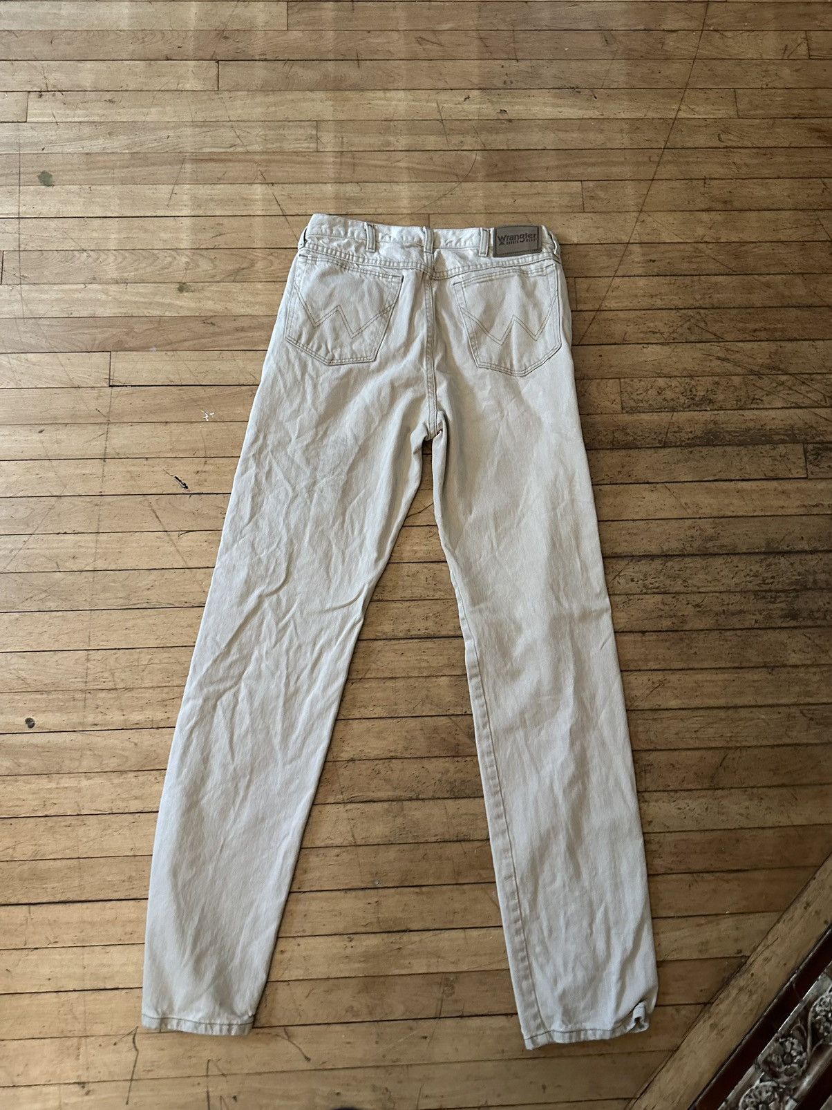 Wrangler 1 of 1 custom white chalk wrangler jean (AsP) Size US 34 / EU 50 - 4 Thumbnail