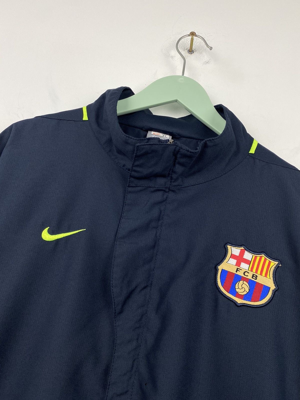 Nike Barcelona 2007 2008 Soccer Track Jacket PSG Messi Juventus Size US XL / EU 56 / 4 - 2 Thumbnail