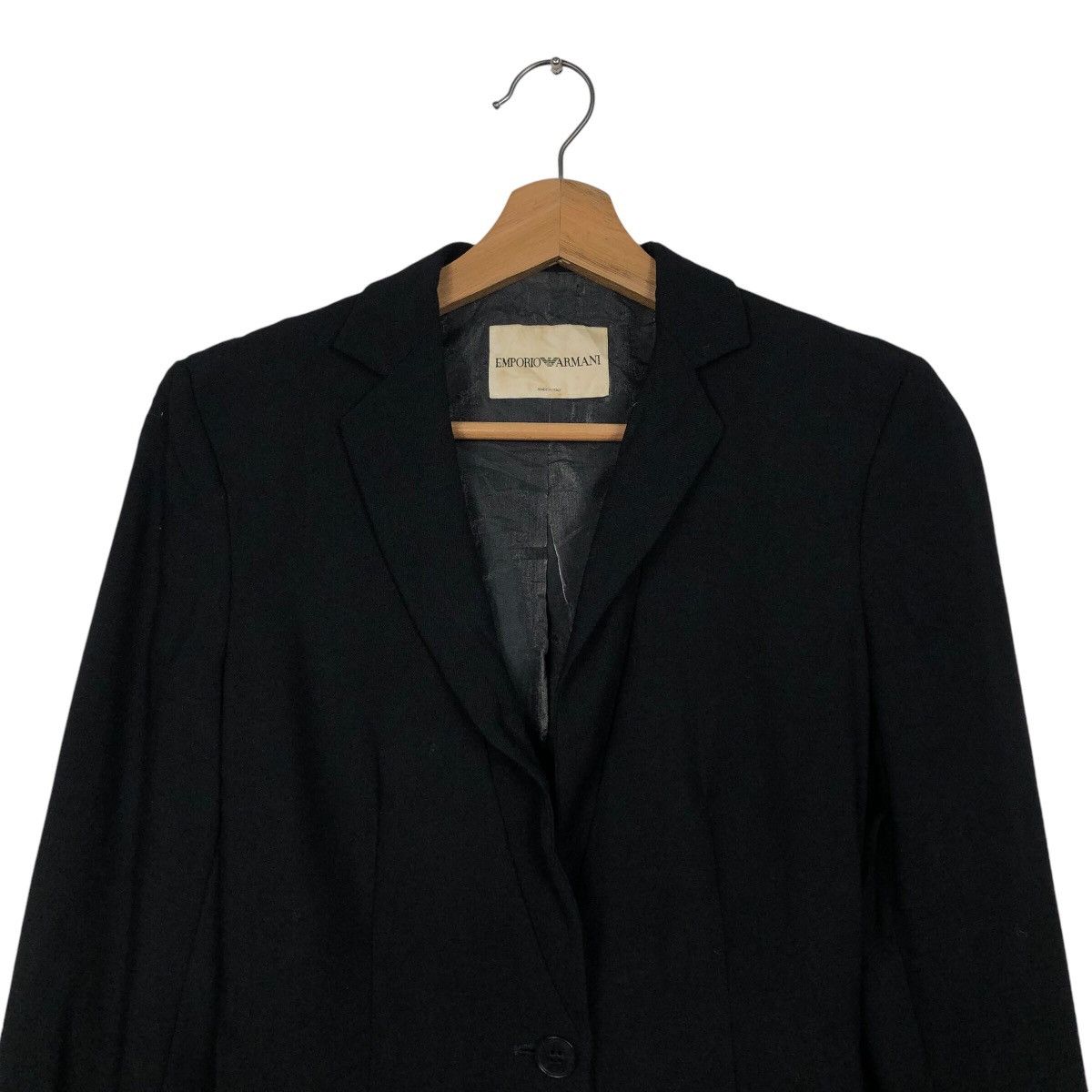 Emporio Armani 📌Vintage Cropped Biker Jacket Emprio Armani Made in Italy Size US M / EU 48-50 / 2 - 4 Thumbnail