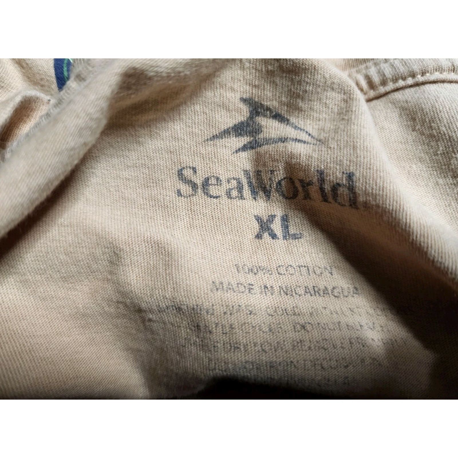 Doublet SEAWORLD Adult XL Orange Long Sleeve T-Shirt Double Sided Logo Casual Mens Size US XL / EU 56 / 4 - 4 Thumbnail