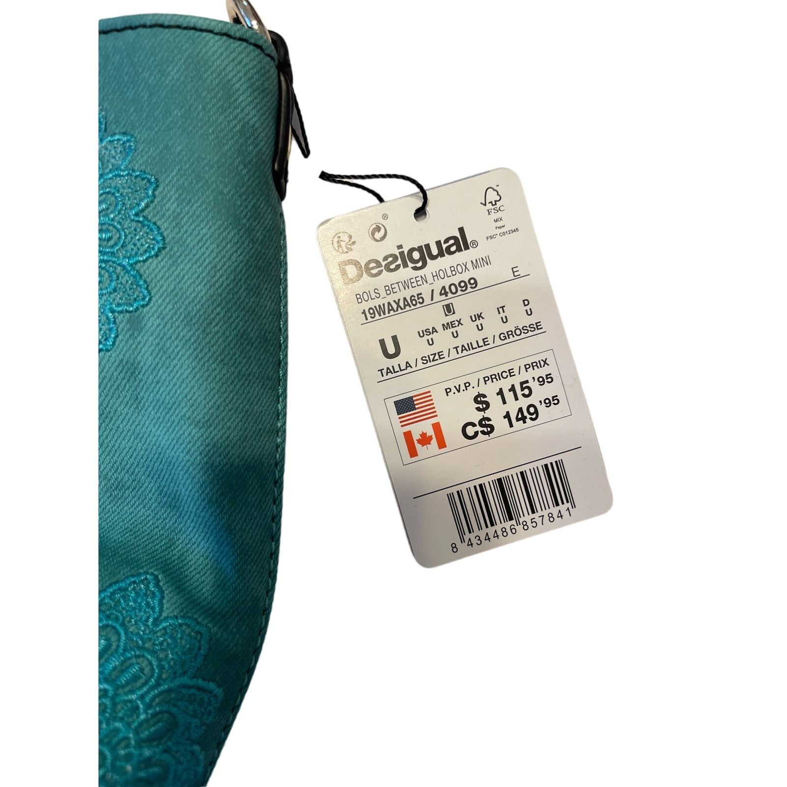 Desigual Desigual Between Holbox Mini, NWT Size ONE SIZE - 5 Thumbnail