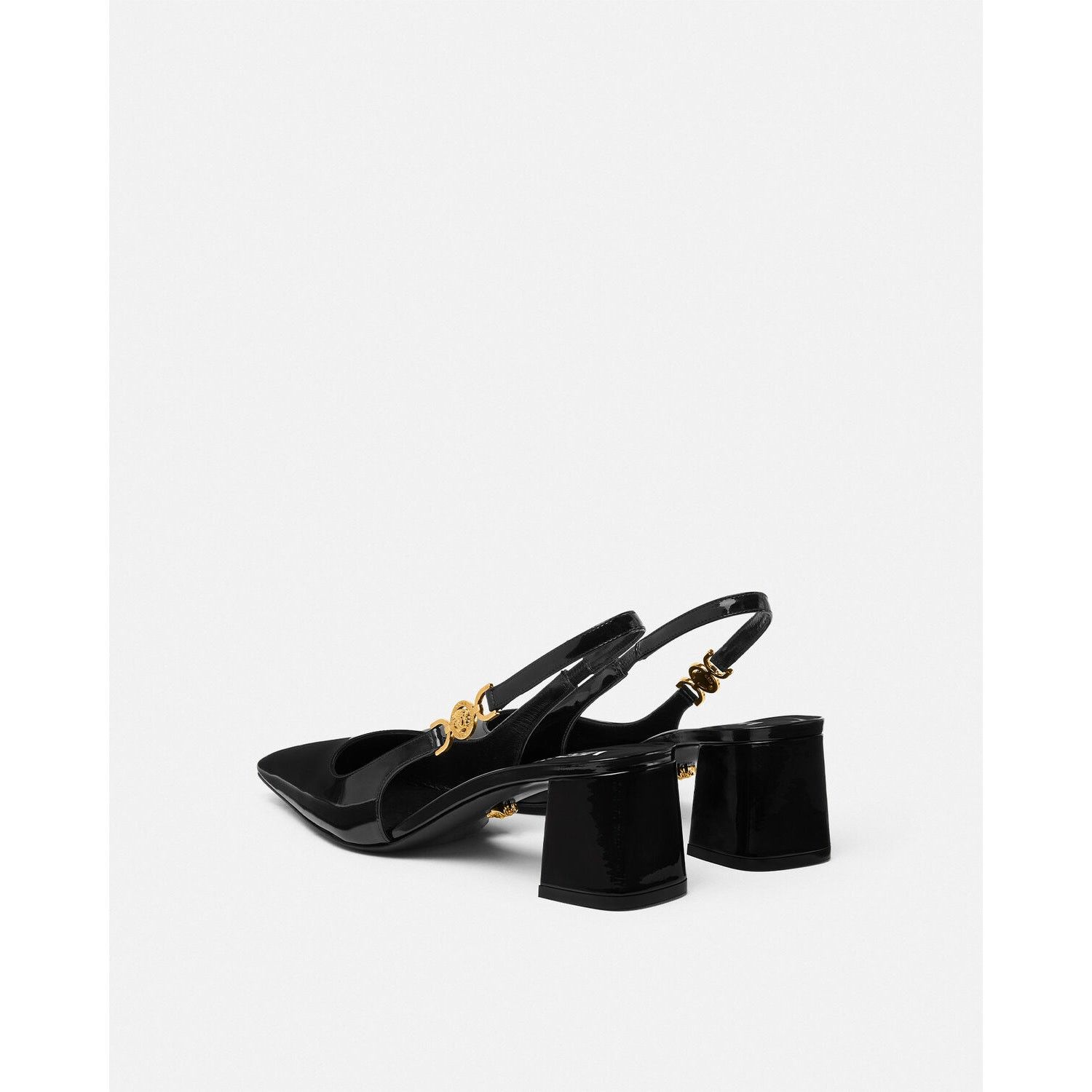 Versace Versace Medusa ’95 Low Block Slingback Pumps sz. 38 Size US 8 / IT 38 - 11 Thumbnail