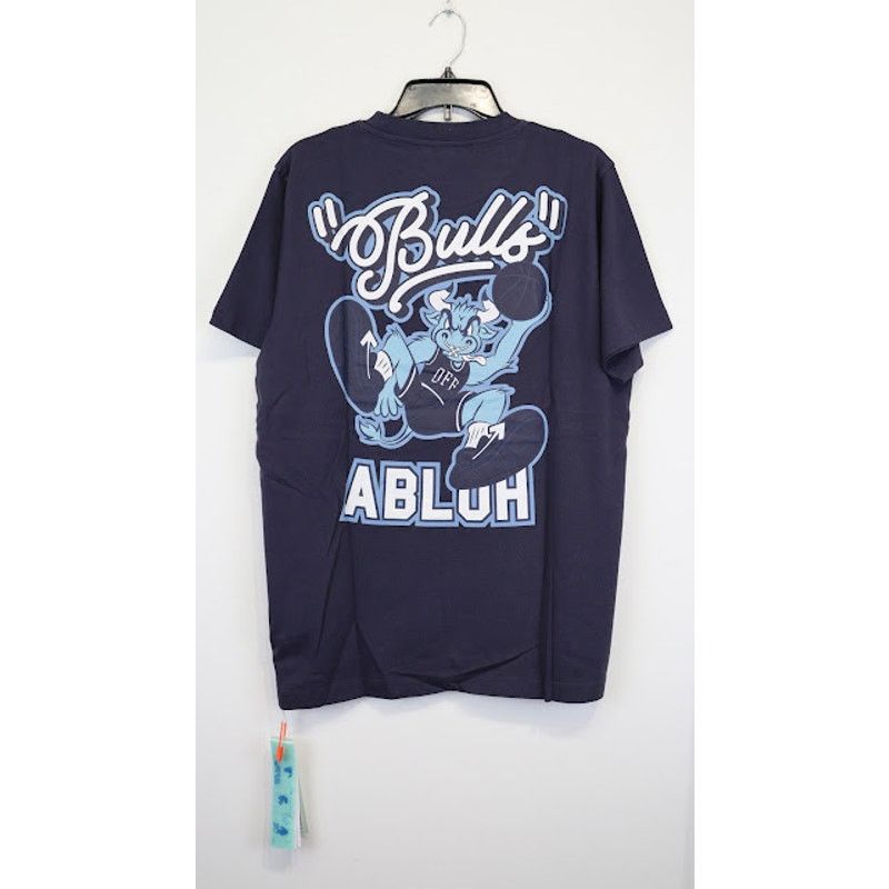 Off-White o1rshd1 Q:2 / CB Logo Slim T-Shirt in Dark Blue Size US S / EU 44-46 / 1 - 6 Thumbnail
