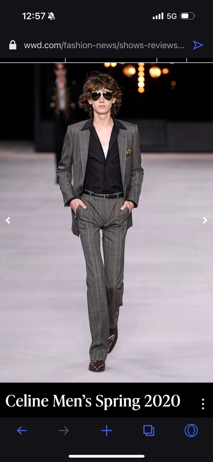 Celine Celine by Hedi Slimane Drugstore Black Slim Button Up Shirt Size US M / EU 48-50 / 2 - 8 Thumbnail