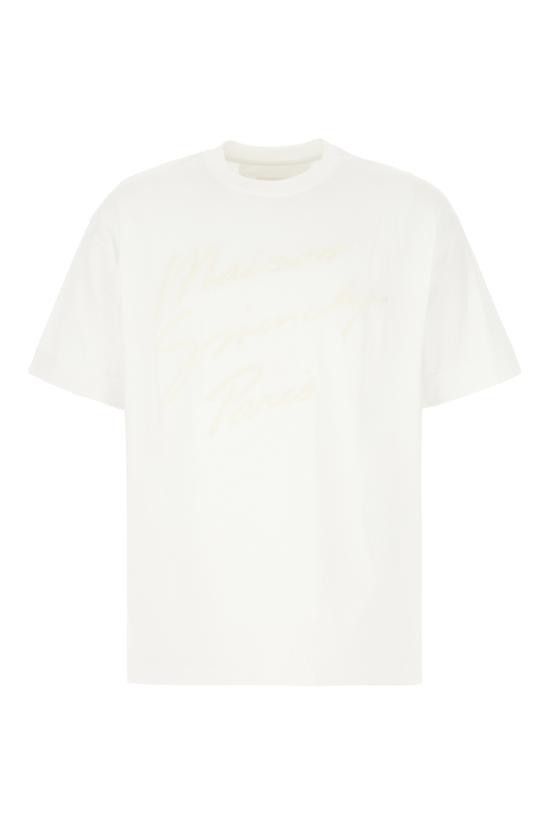 Givenchy GIVENCHY Men T-Shirts BM71MG3YPH 100 WHITE Size US L / EU 52-54 / 3 - 1 Thumbnail