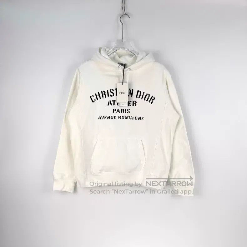 Dior Dior White letter logo hoodie Size US M / EU 48-50 / 2 - 3 Thumbnail