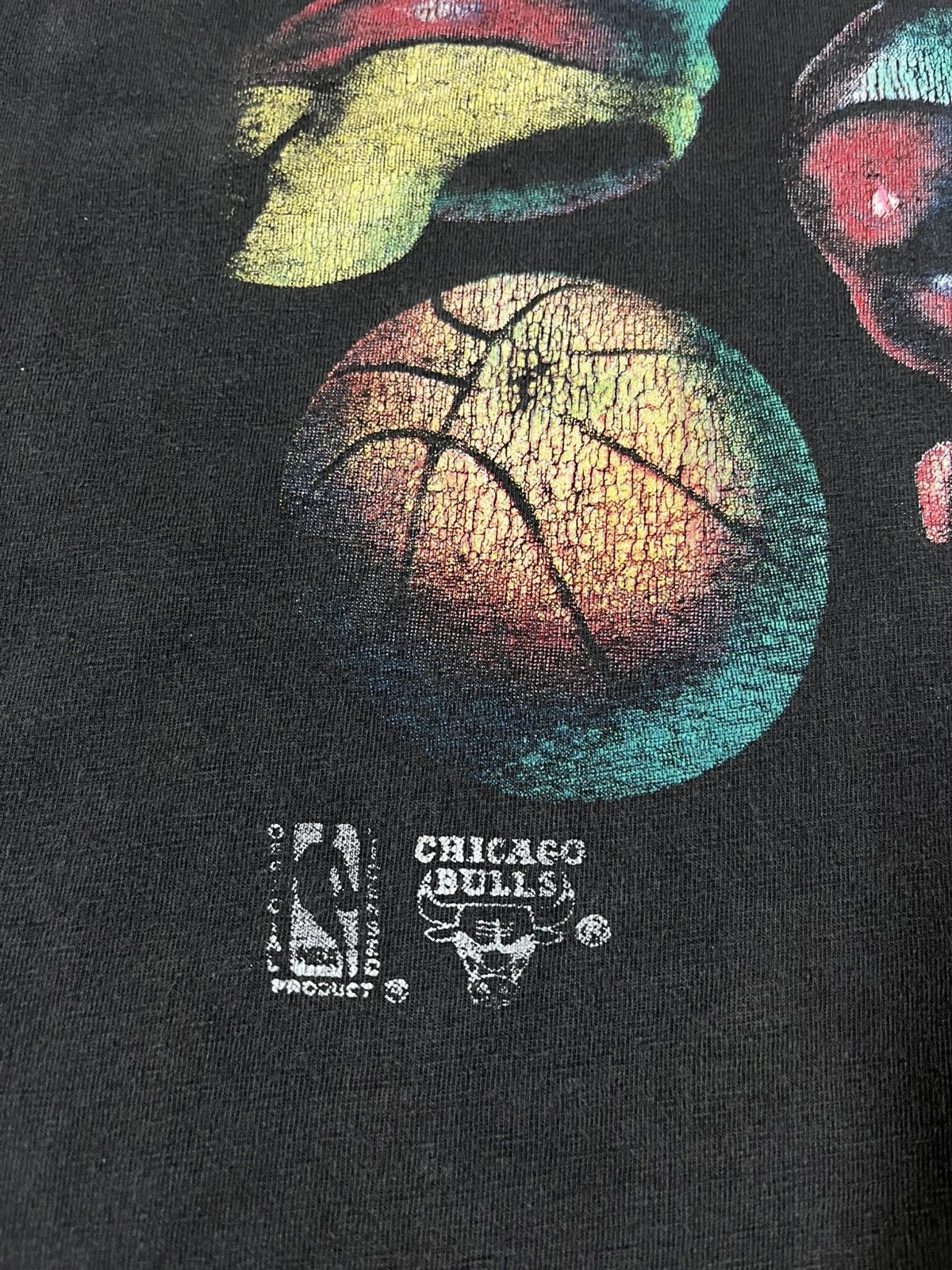 NBA × Vintage Vintage Chicago Bulls Big Bull Logo NBA Tshirt Size US M / EU 48-50 / 2 - 3 Thumbnail