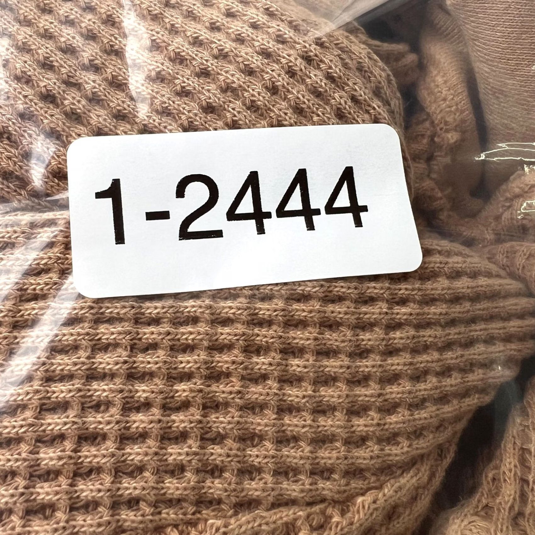 Vintage Aerie Hoodie Womens Small Tan Waffle Knit Zip Front Cropped Sweatshirt Lounge Size S / US 4 / IT 40 - 6 Thumbnail