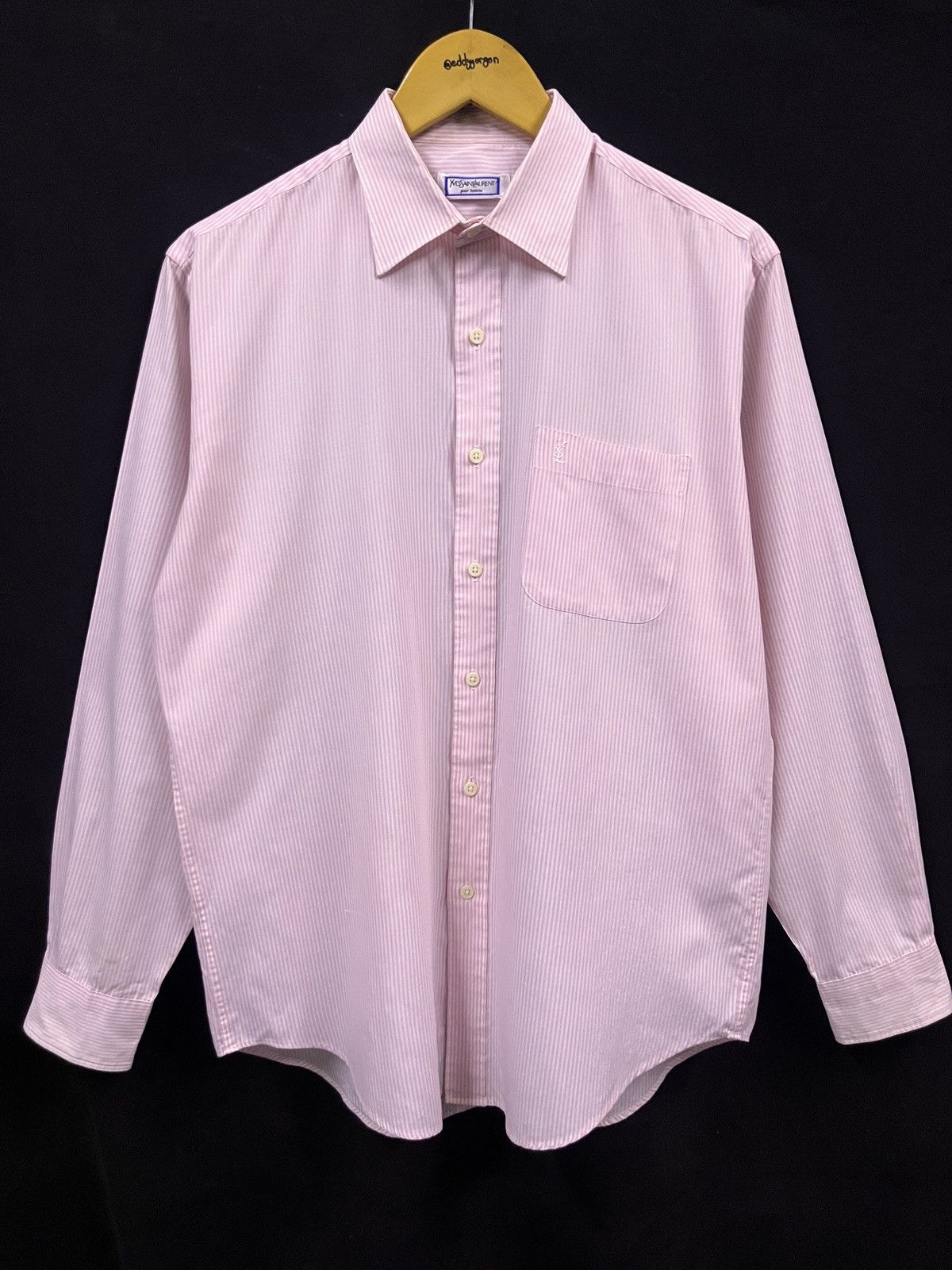 Yves Saint Laurent YSL YVES SAINTS LAUREN CHECKERED TSHIRT Size US L / EU 52-54 / 3 - 1 Thumbnail