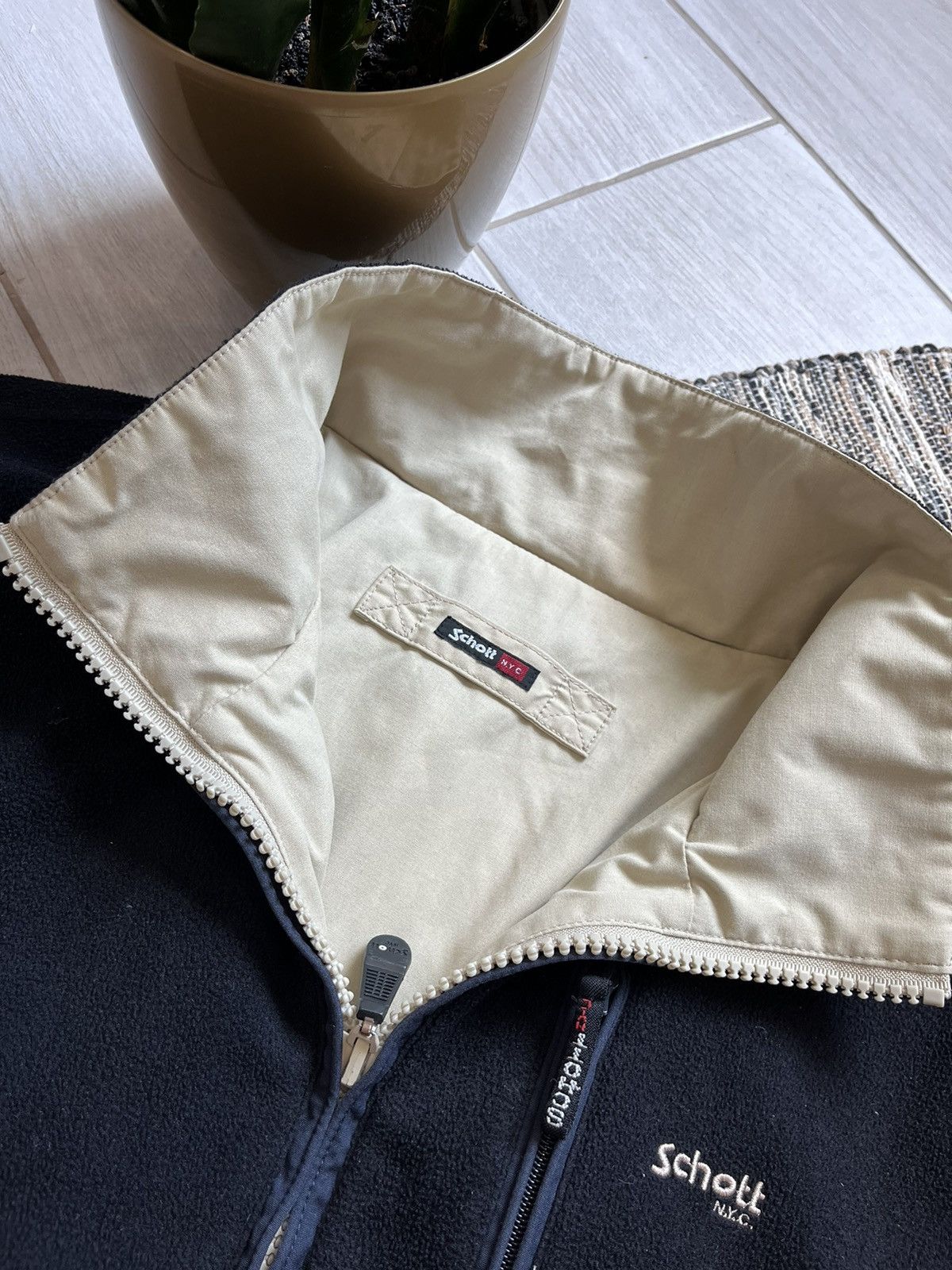 Schott × Vintage Vintage Schott N.Y.C style Reversible Jacket workwear Size US XL / EU 56 / 4 - 9 Thumbnail