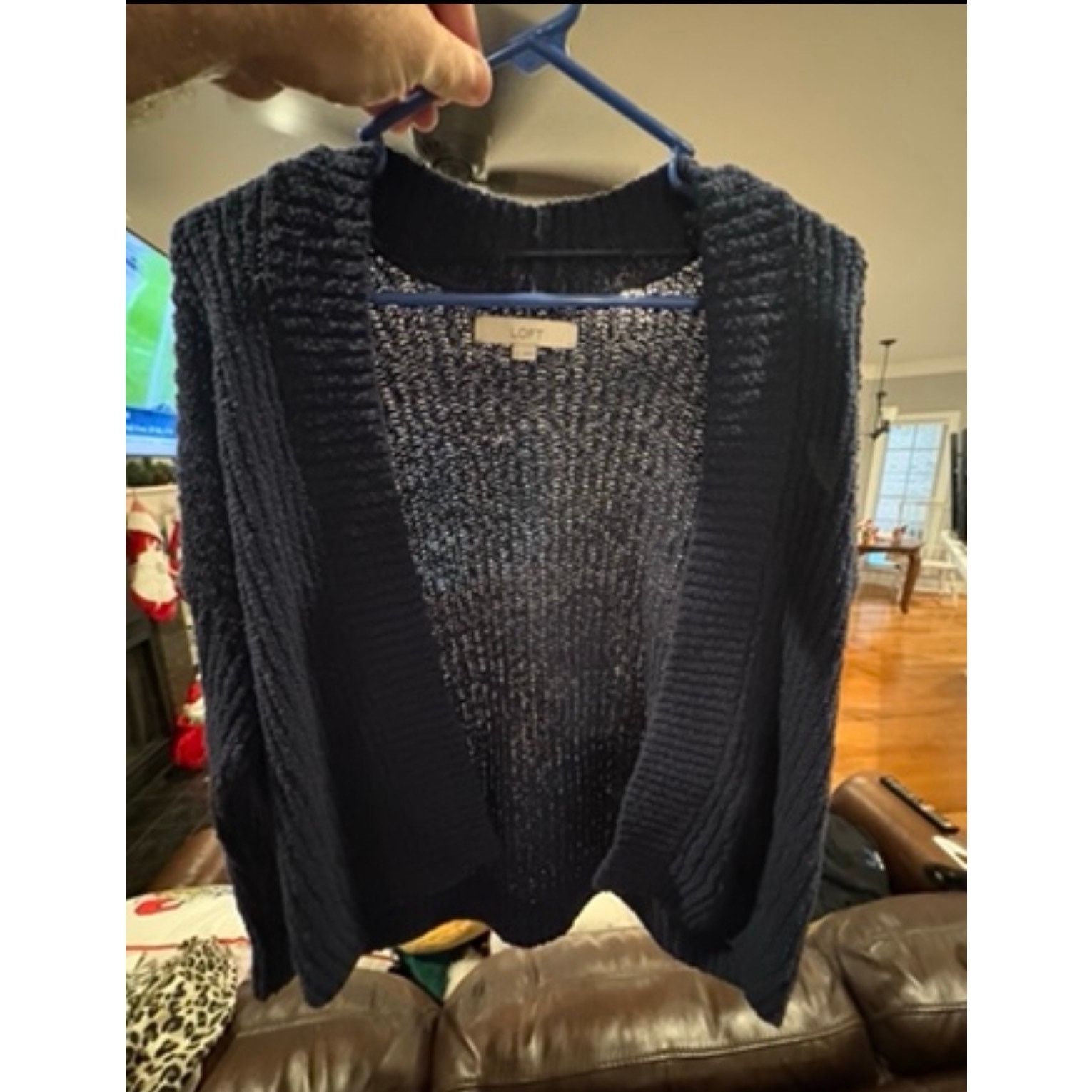 Loft Loft Womens Open Front Sweater/Cardigan Blue Size Small Size S / US 4 / IT 40 - 2 Thumbnail