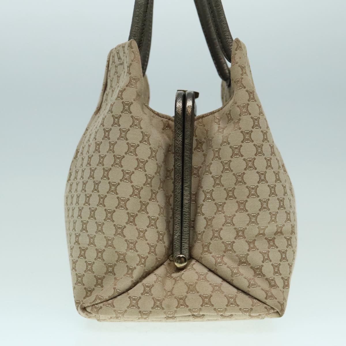 Celine CELINE Macadam Canvas Shoulder Bag Beige Gold Size ONE SIZE - 5 Thumbnail