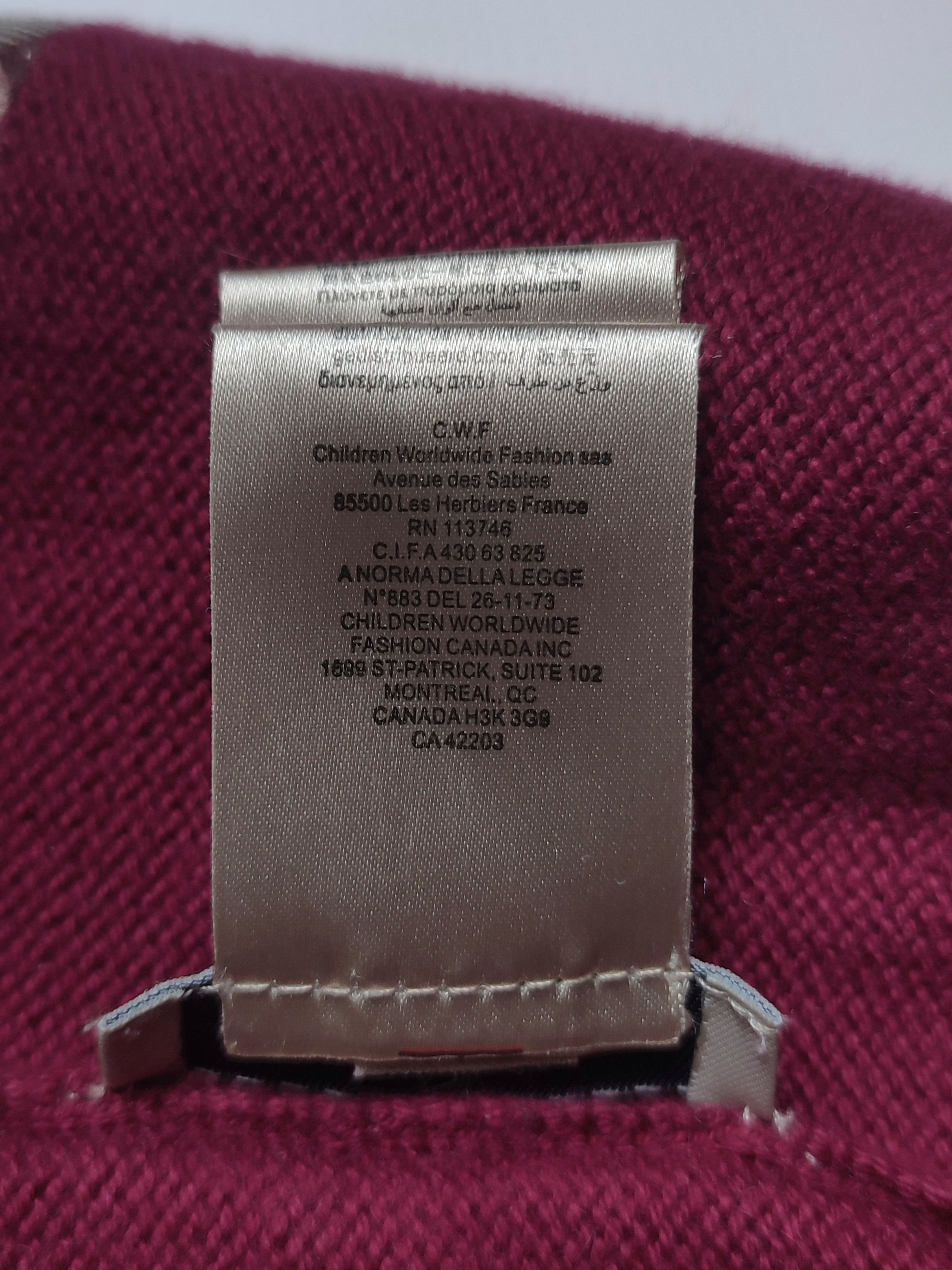Burberry Burberry Burgundy Nova Check Cuff Beanie Vintage Size ONE SIZE - 14 Thumbnail
