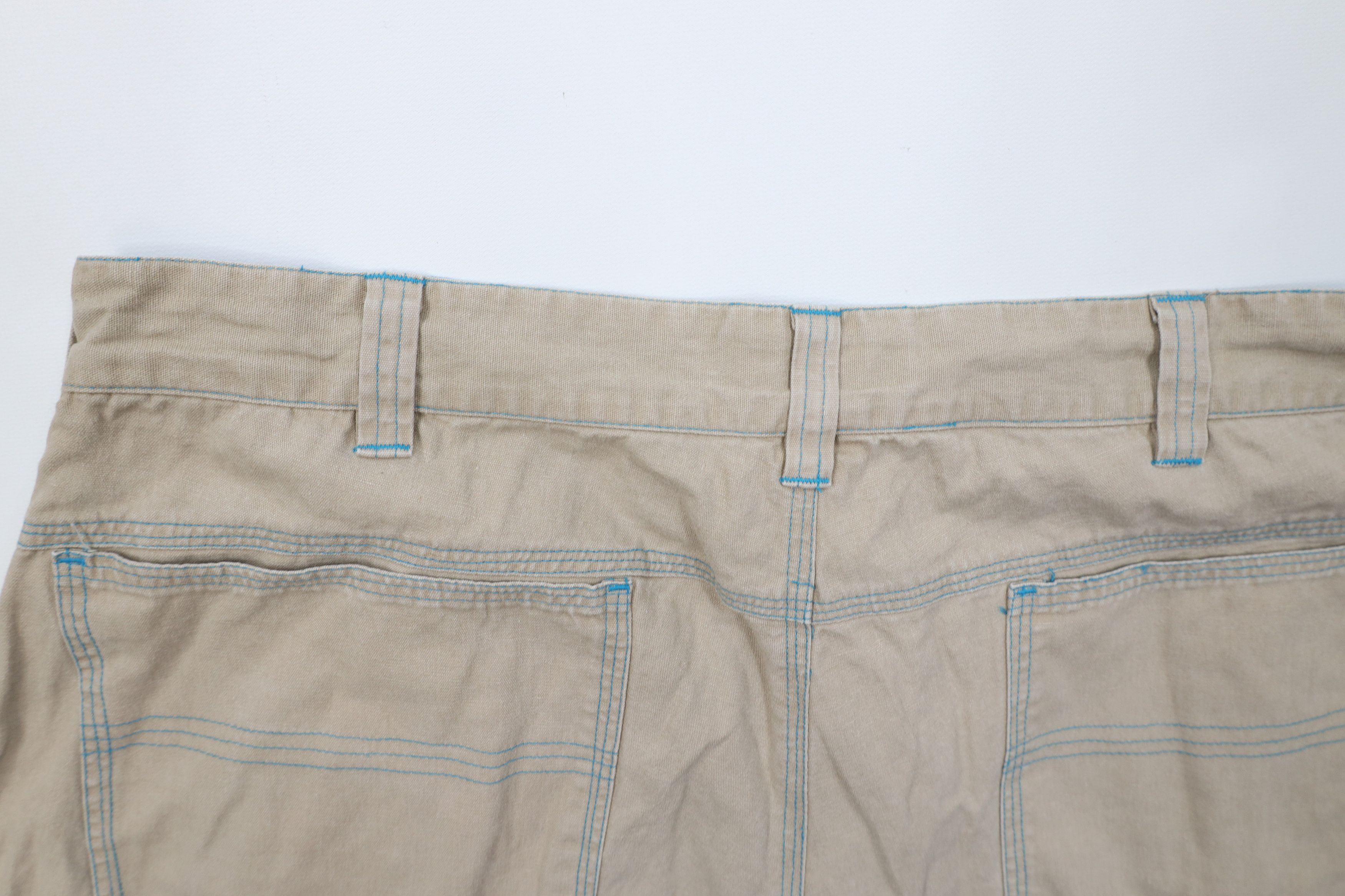 Vintage Vintage 90s Y2K Streetwear Pocket Skateboard Cargo Shorts Size US 36 / EU 52 - 11 Thumbnail