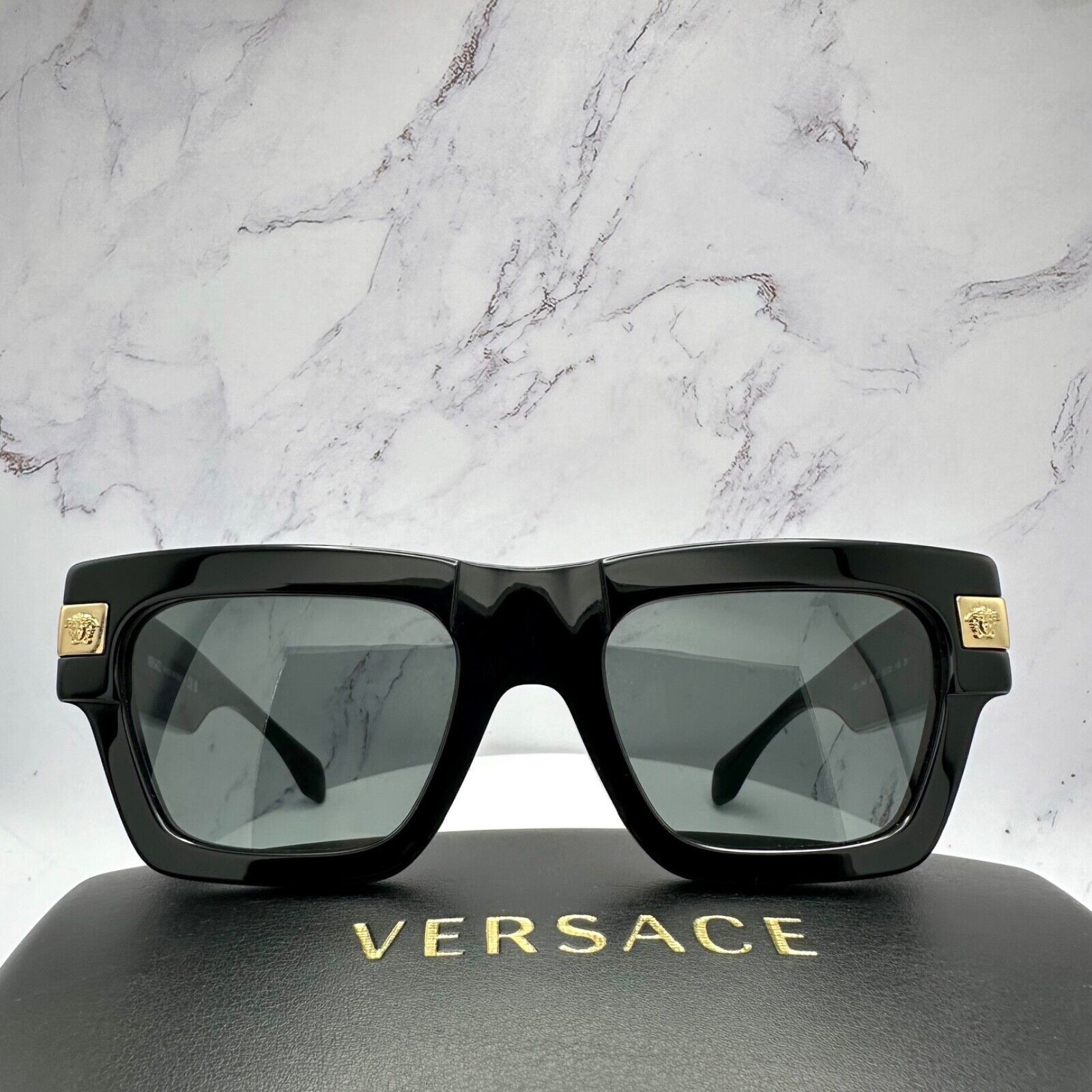 Versace VERSACE Sunglasses Black Gold Special Project Dwayne Wade Size ONE SIZE - 3 Thumbnail