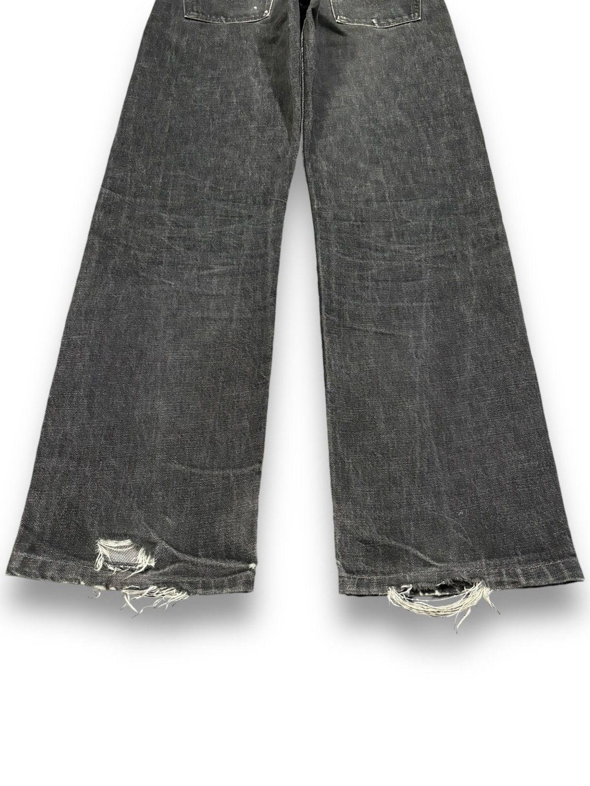 Levi's Vintage 90s Levis 501 Black Faded Loose Fit Distressed Jeans Size US 30 / EU 46 - 16 Thumbnail