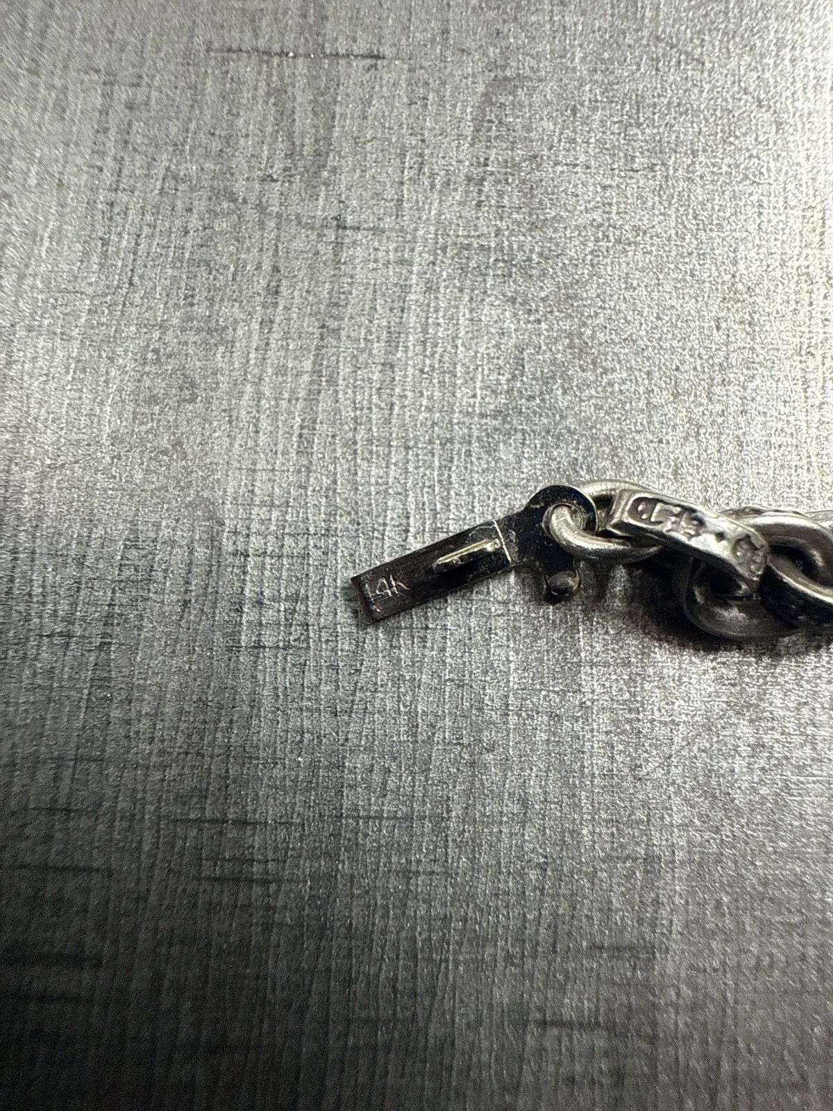 Chrome Hearts CHROME HEARTS SILVER SMALL CROSS PENDANT W PAPER CHAIN Size ONE SIZE - 3 Thumbnail
