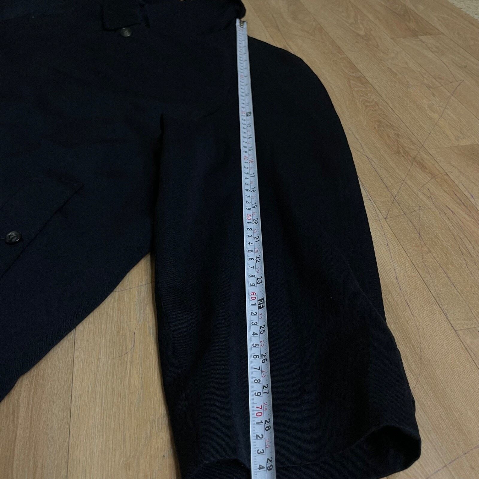 Burberry VINTAGE Burberry Trench Coat VIRGIN WOOL jacket BLUE navy Size US L / EU 52-54 / 3 - 14 Thumbnail