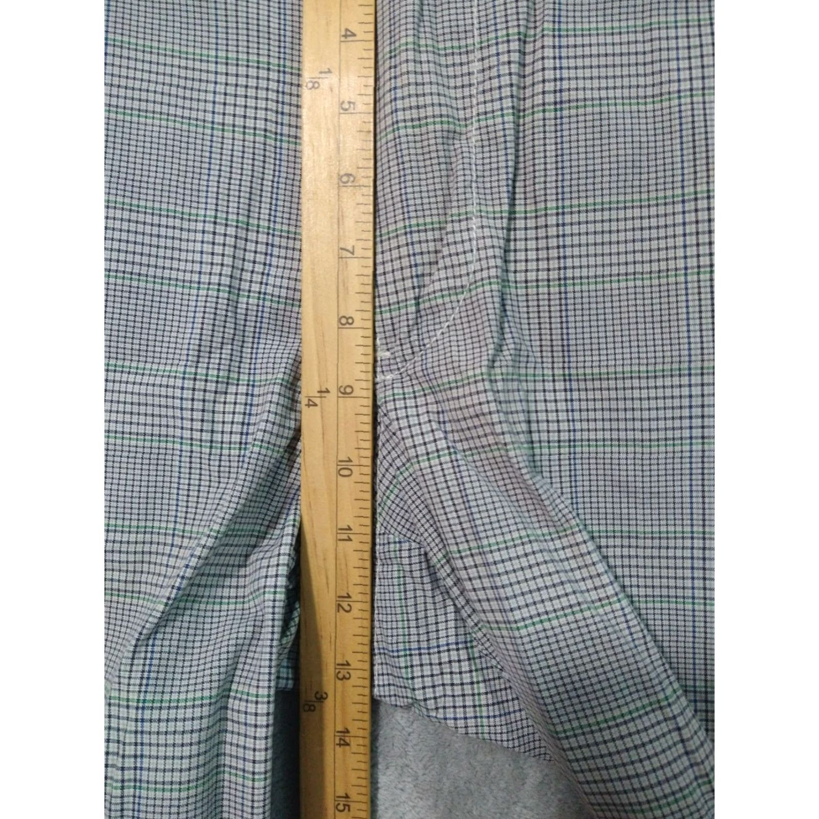 American Eagle Outfitters American Eagle Outfitters Pants Mens 34x30 Plaid Windowpane Wide Leg Flat Front Mid Rise Chino Casual Mens Size US 34 / EU 50 - 4 Thumbnail